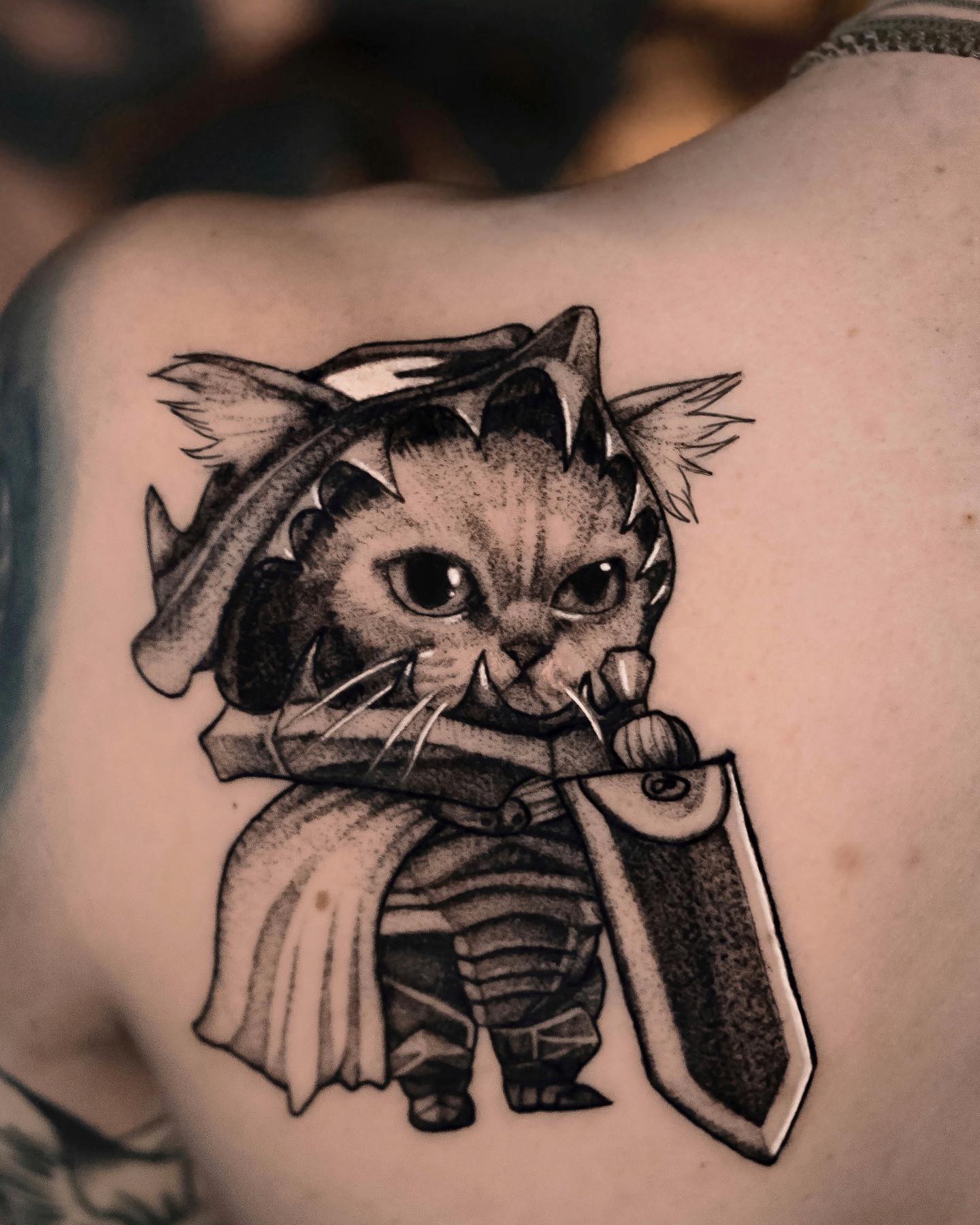 Gato Berserk Tatuaje