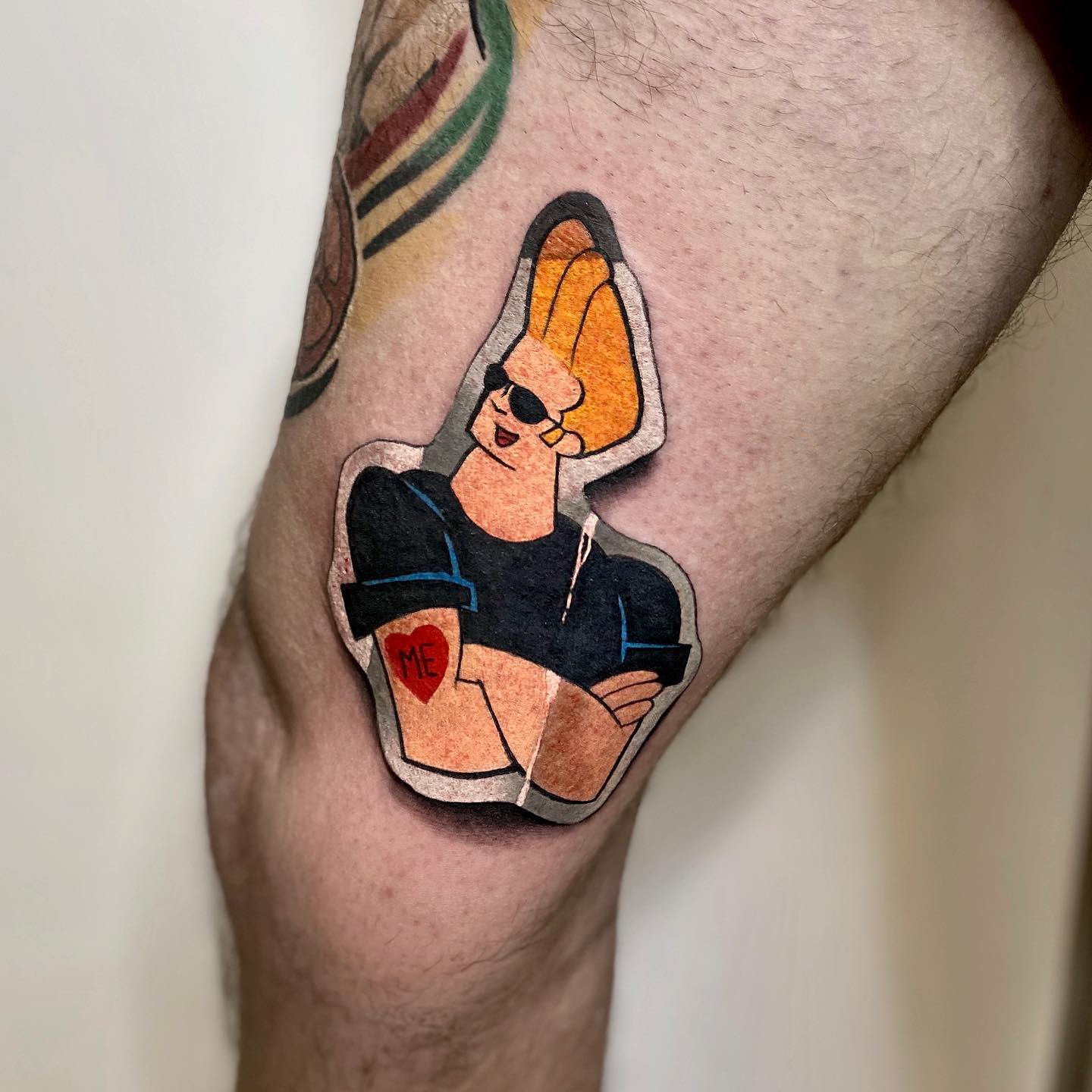 Johnny Bravo Tatuajes