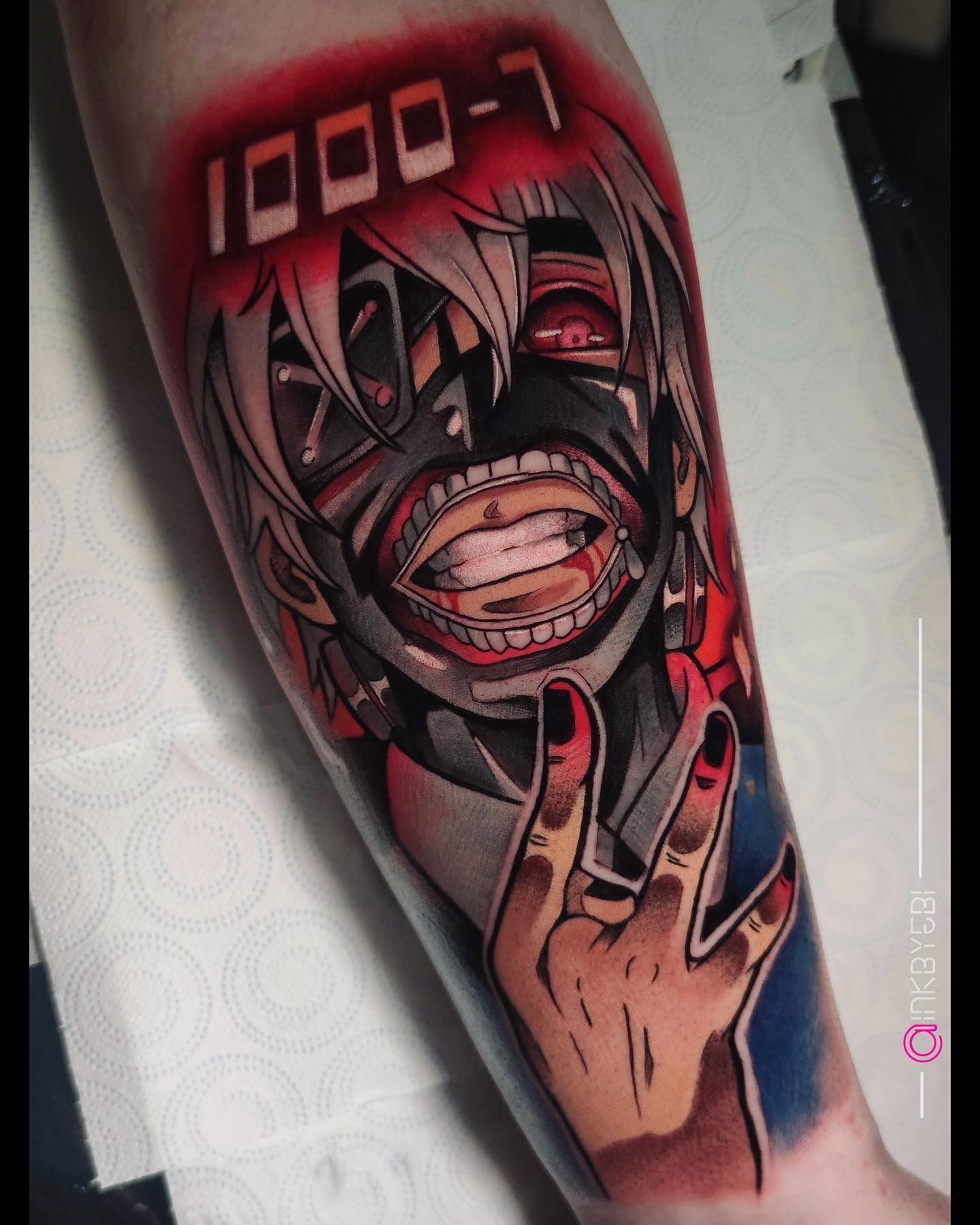 Kaneki Tokyo Ghoul Anime Tatuaje