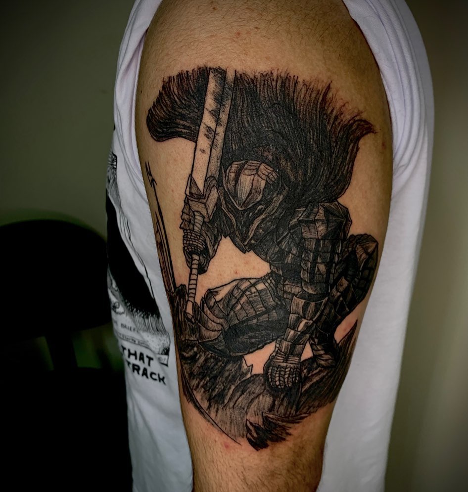 Tatuaje Berserk en la manga