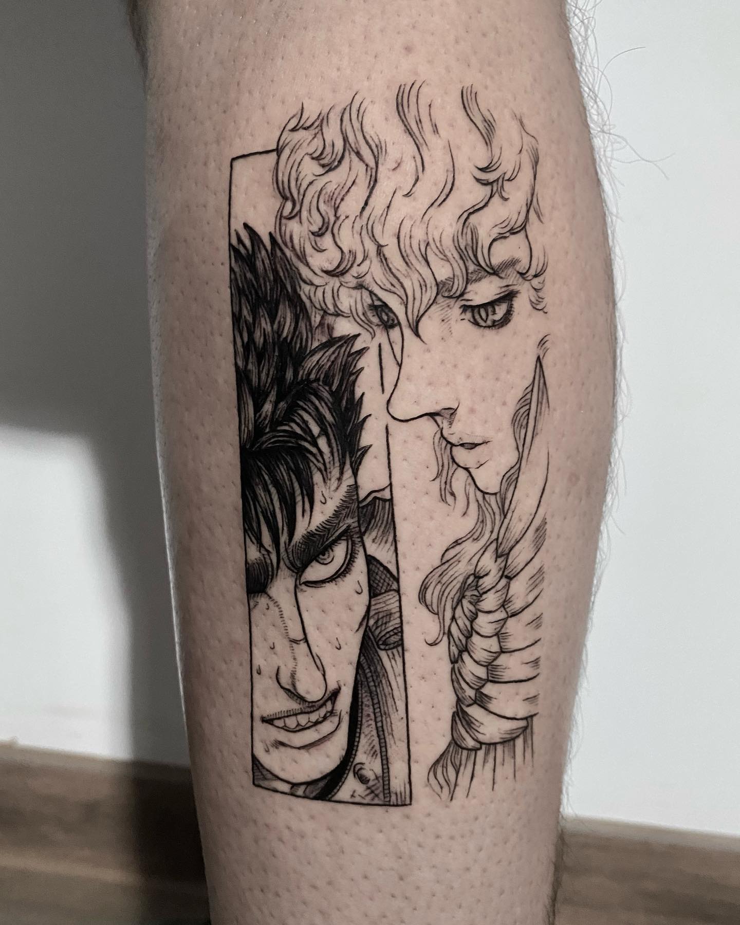 Tatuaje Berserker de Doble Cara