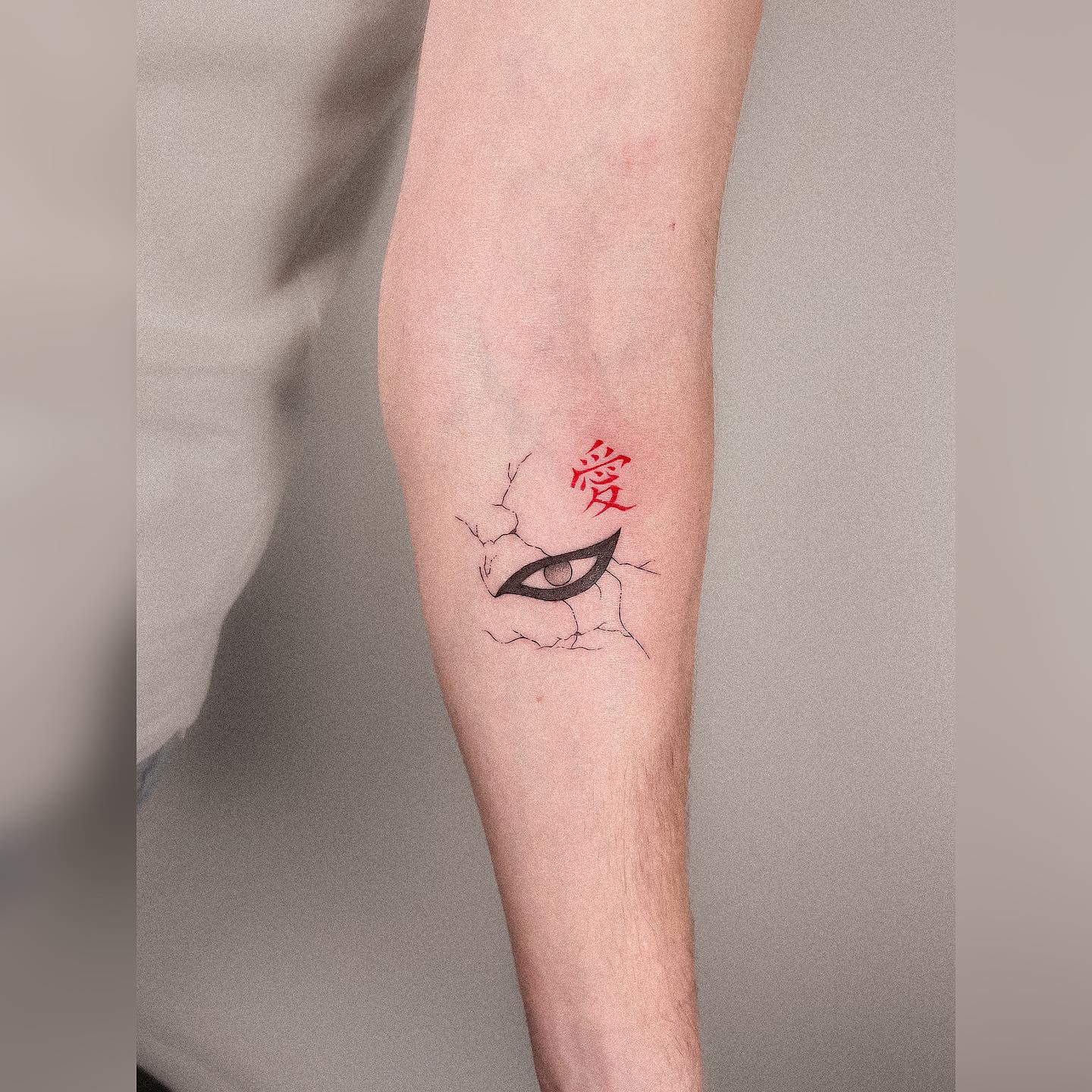 Diversión Tatuaje del antebrazo de Gaara