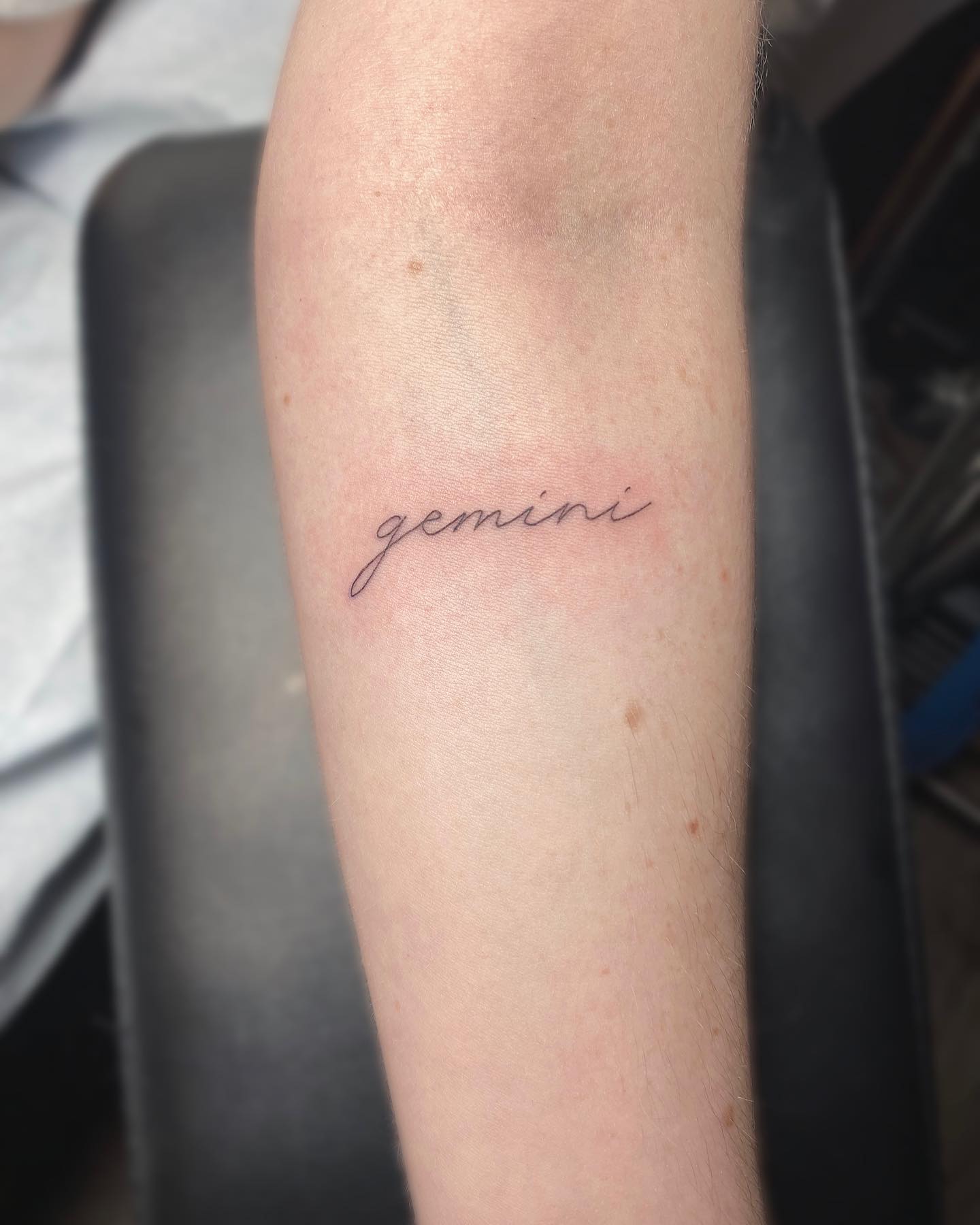 Tatuaje de hombro Géminis