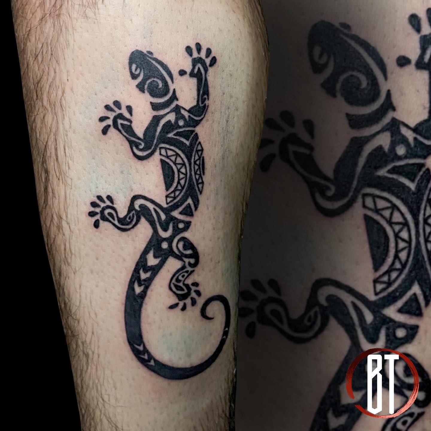 Tatuaje de Lagarto Samoano