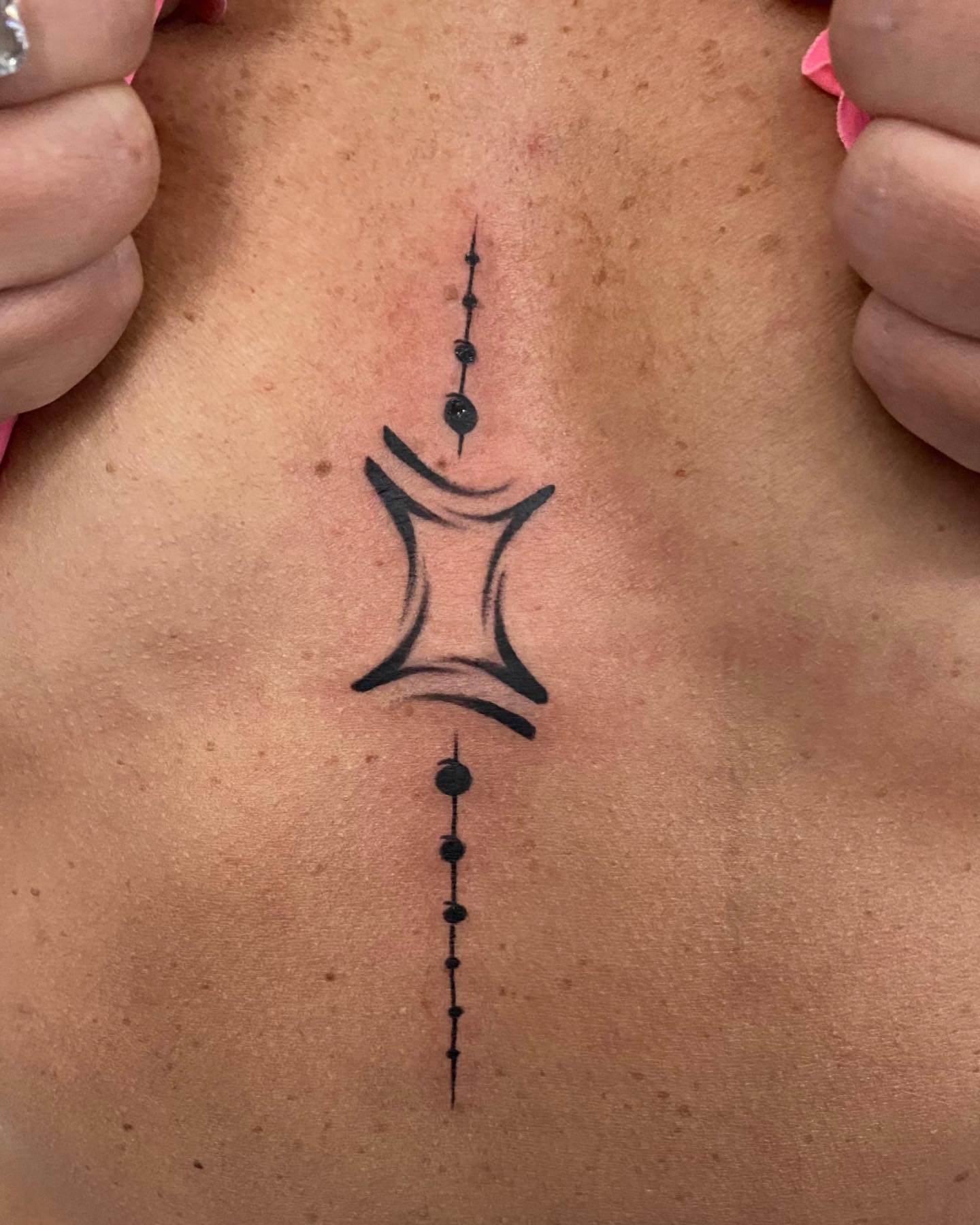 Tatuaje de Máscara de Géminis