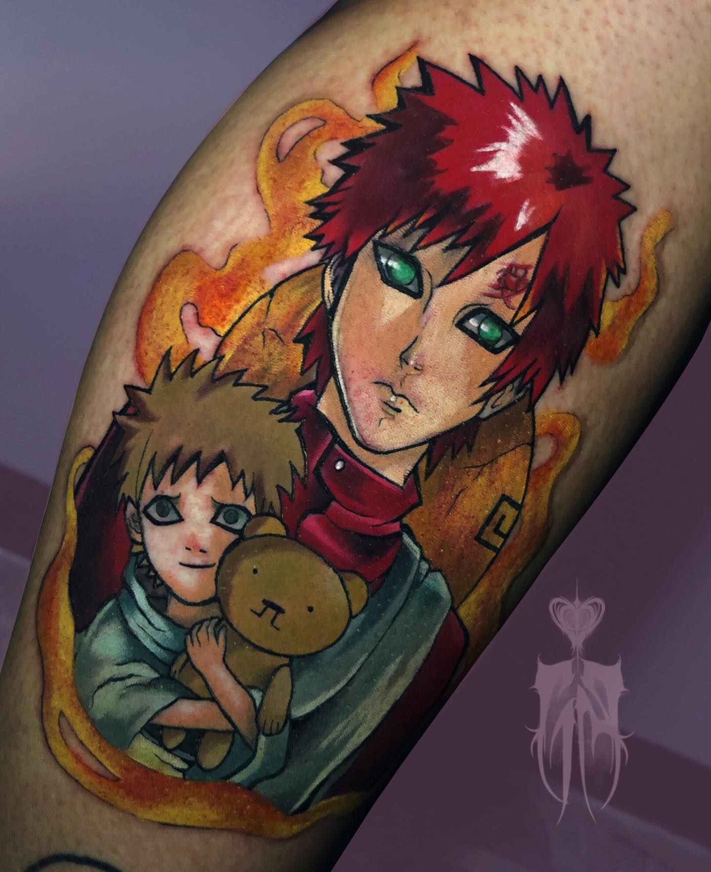 Tatuaje sentimental de Gaara