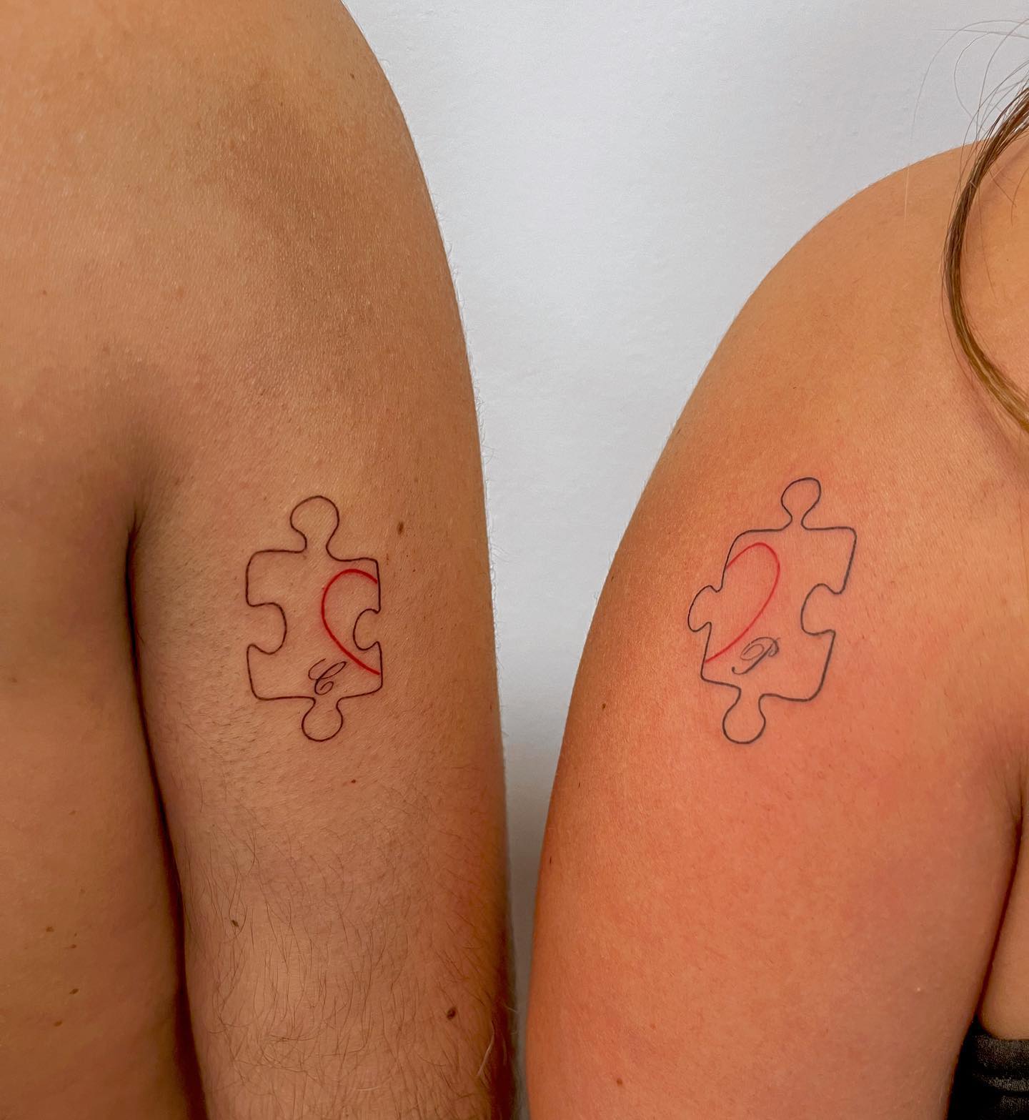 Tatuajes de Pareja de Rompecabezas