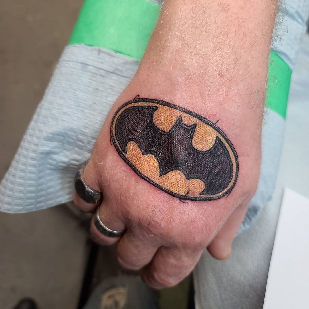 Diseño de parche Tatuaje de mano