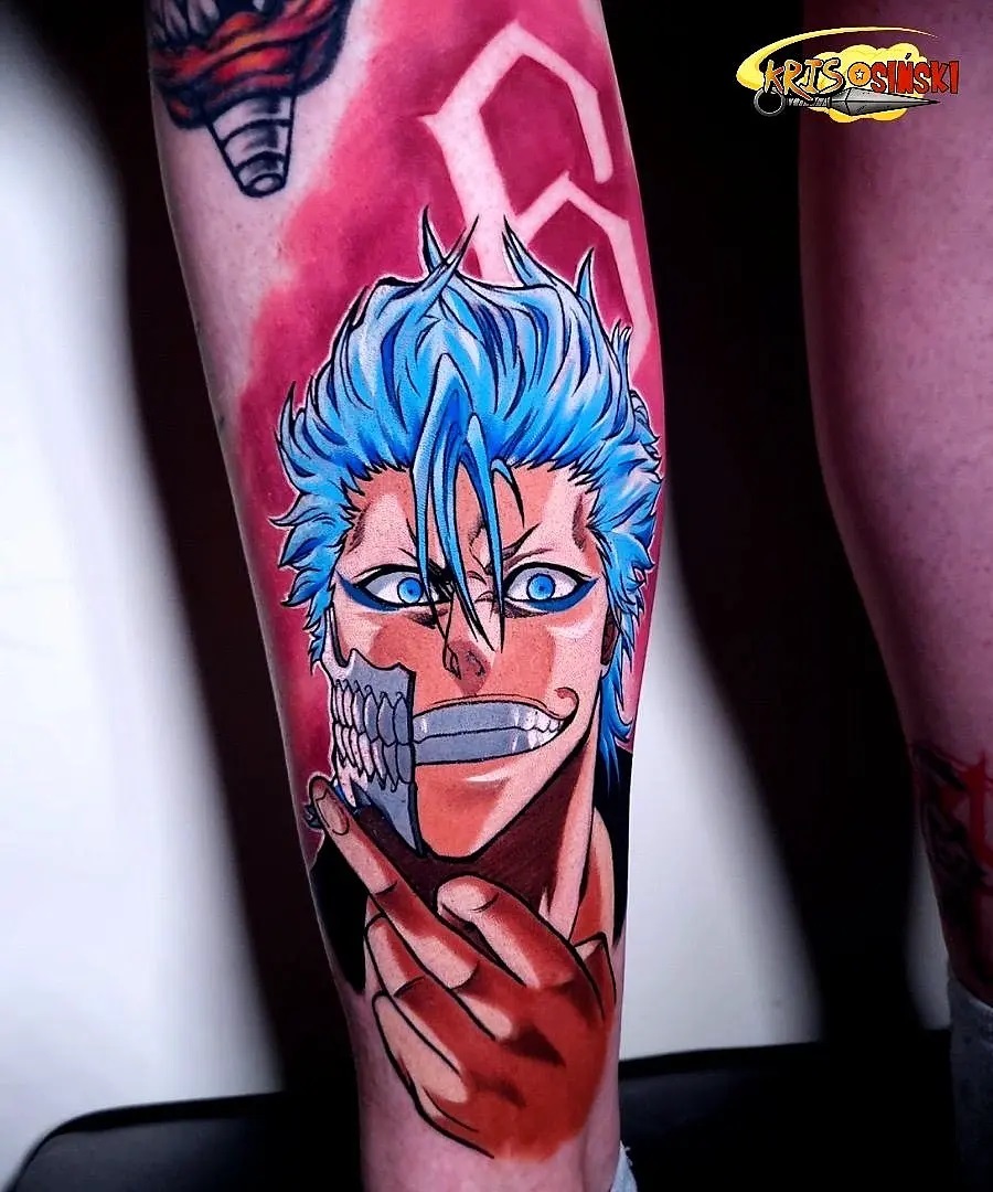 Forma Hueca de Ichigo + Tatuaje de Bleach de Grimmjaw
