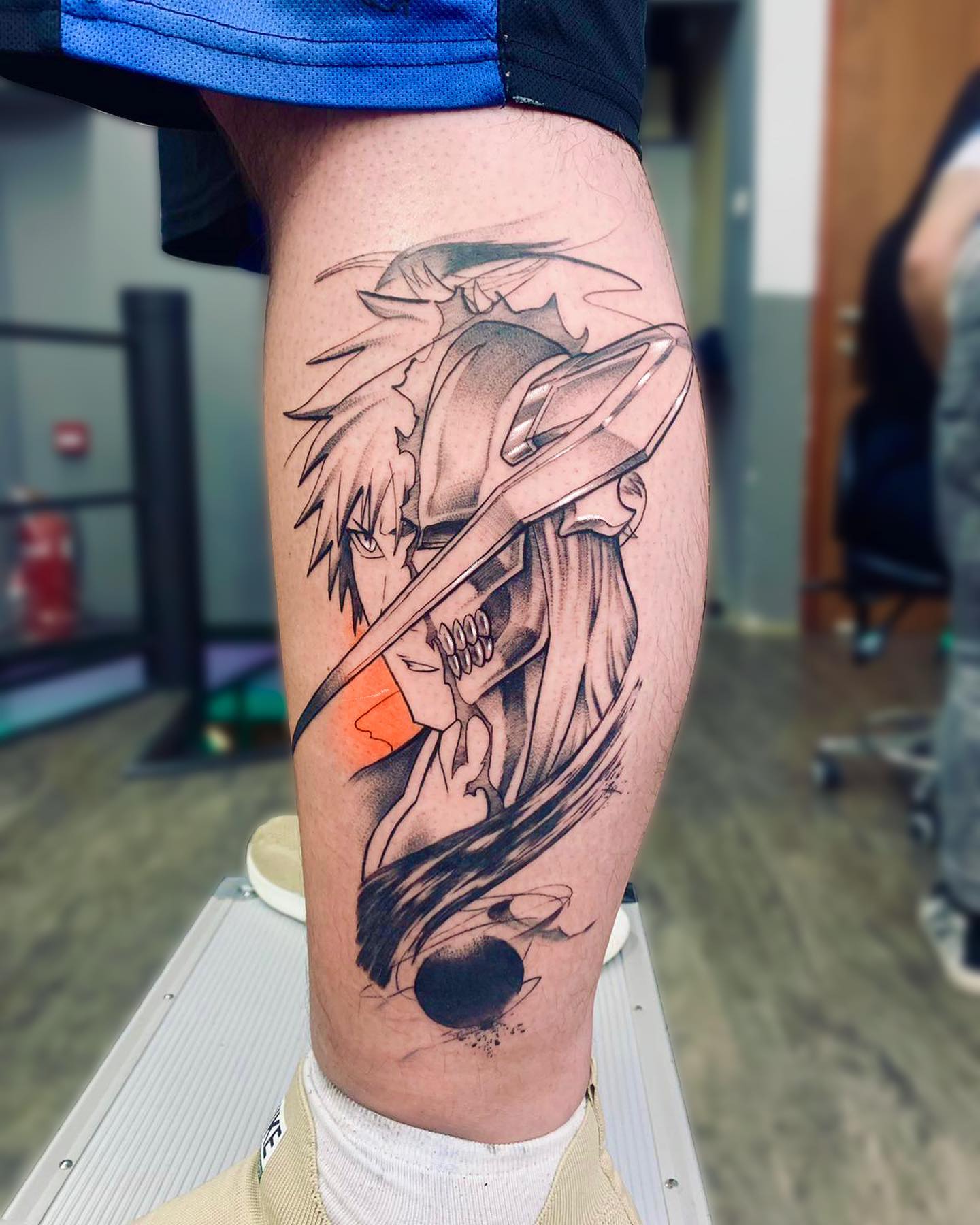 Gran brazo Ichigo forma de Hollow