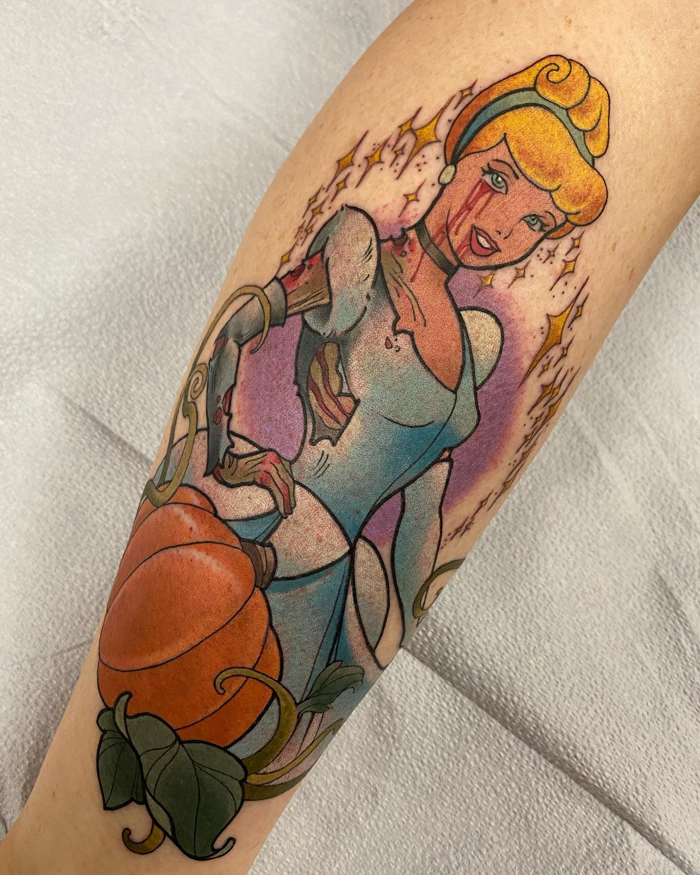 Tatuaje de Cenicienta Impreso.