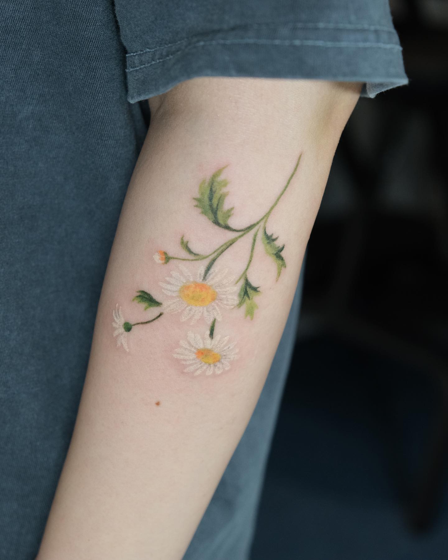 Tatuaje de Margarita Genial en el Brazo