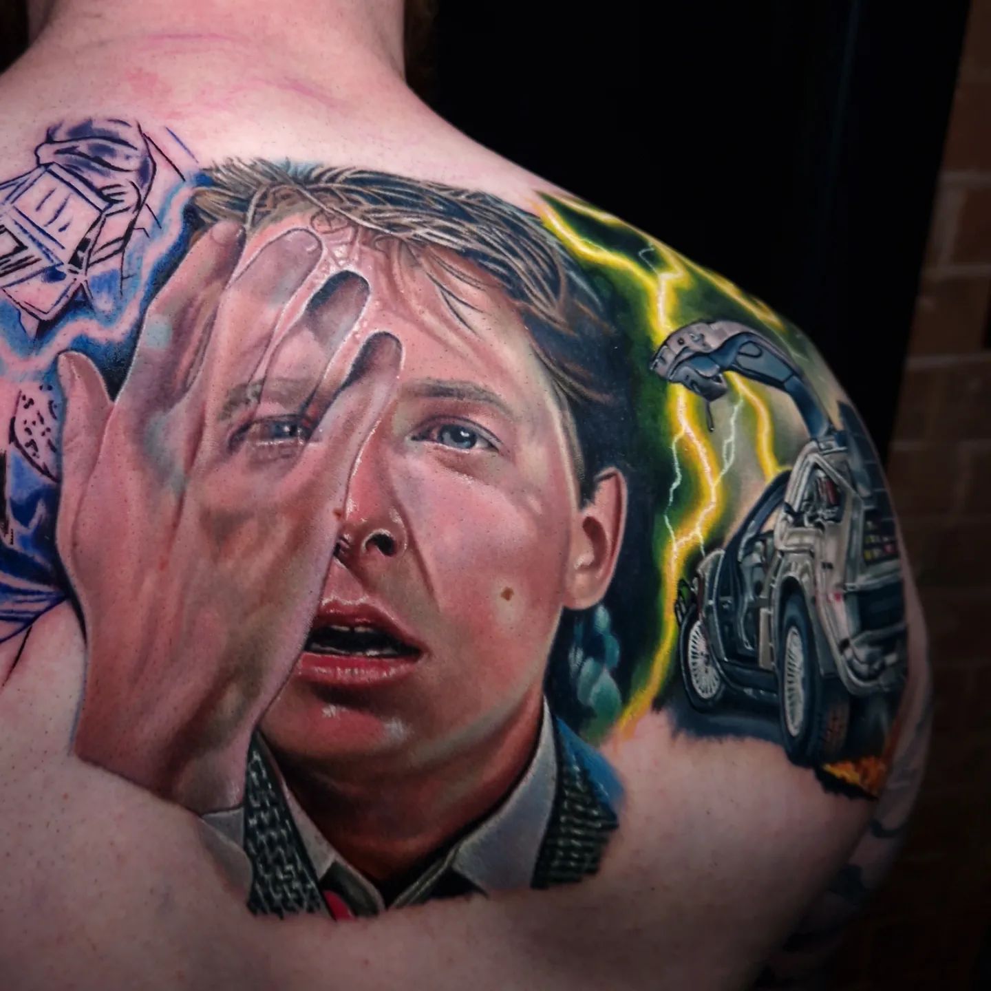 Tatuaje grande en la espalda