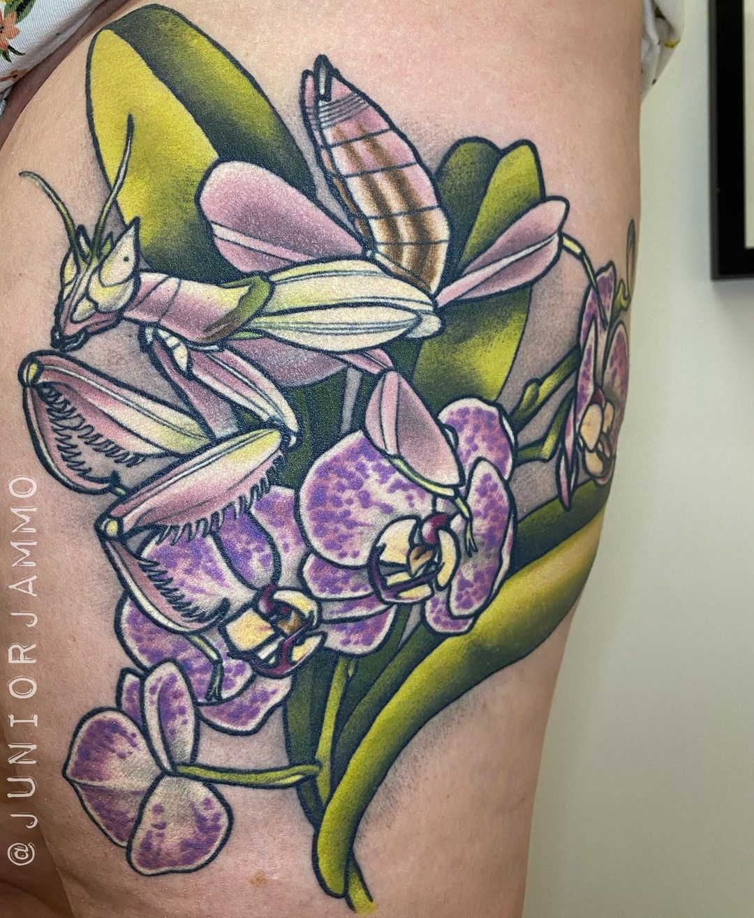 Tatuajes de orquÃdea morada