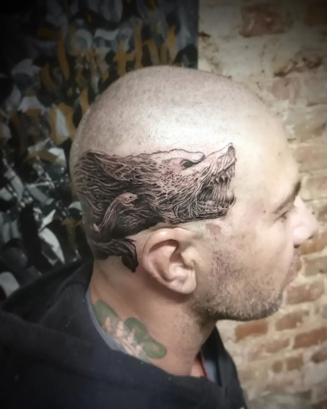 Cabezal Tatuaje de Fenrir