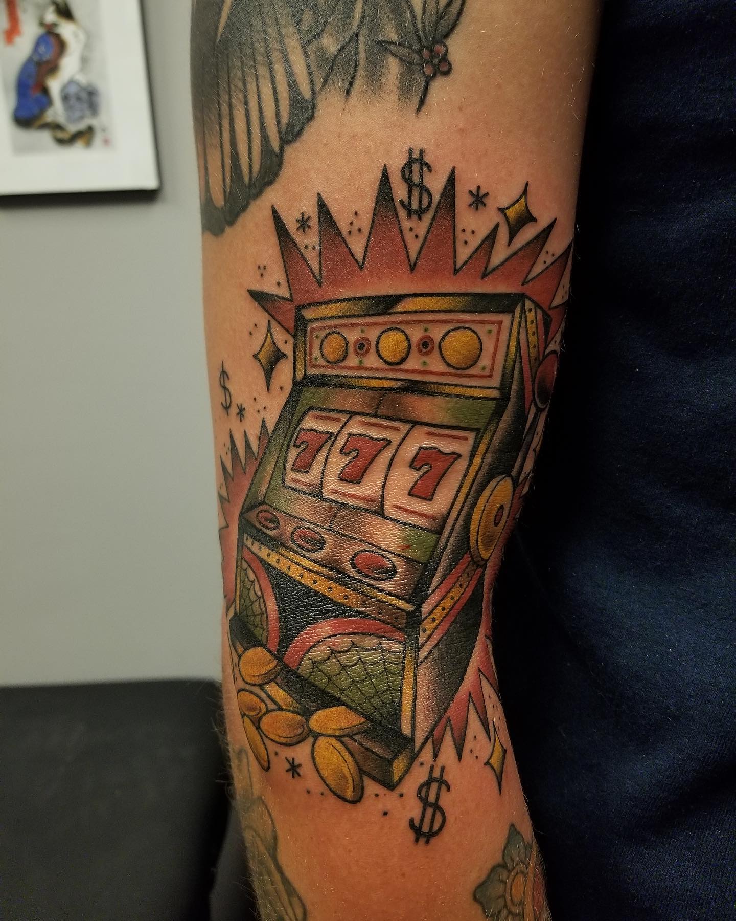 Dinero Ranura Tatuaje