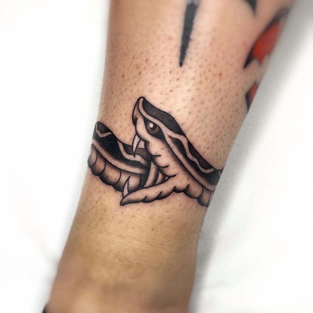 Diseño de tatuaje de Ouroboros