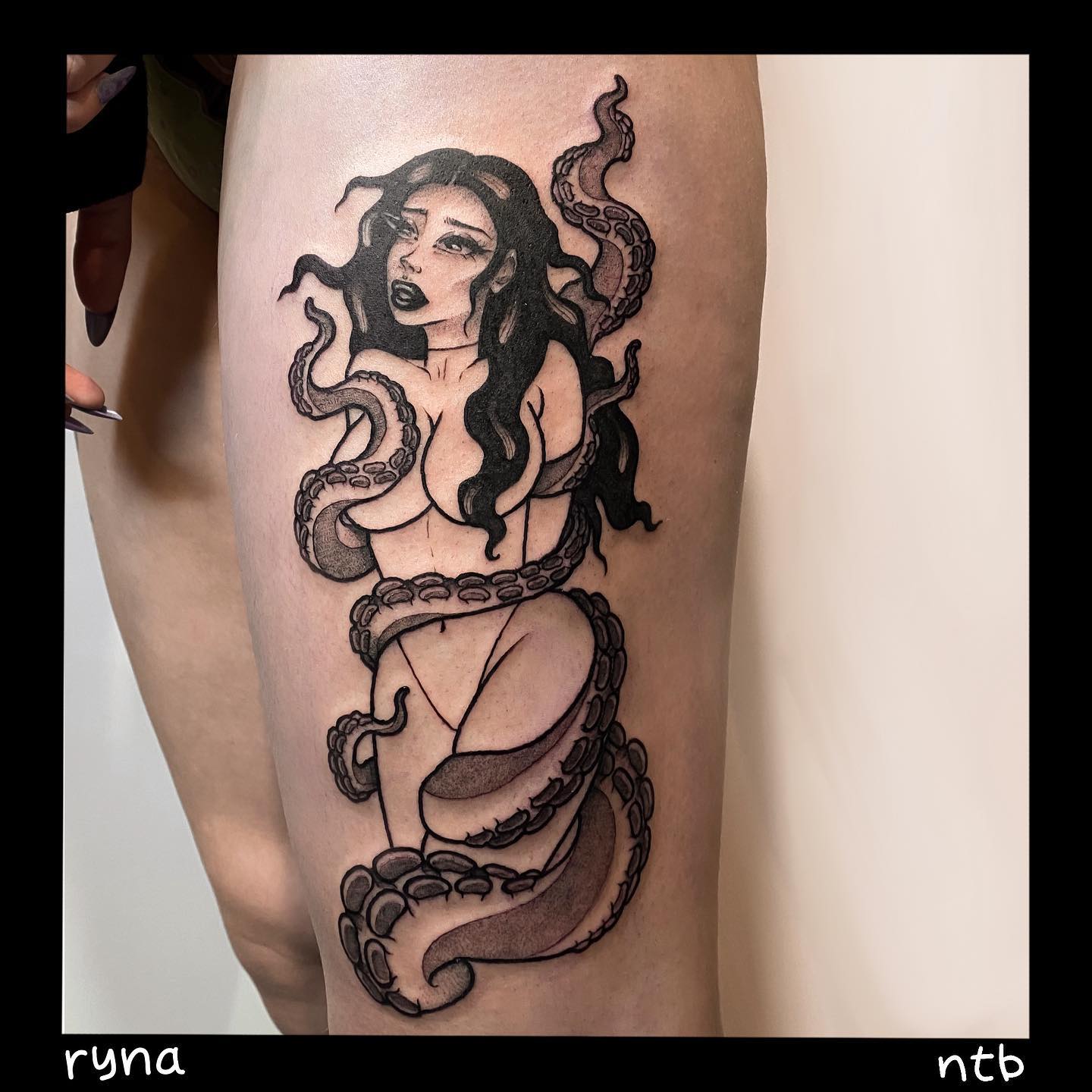 Tatuaje de pulpo único