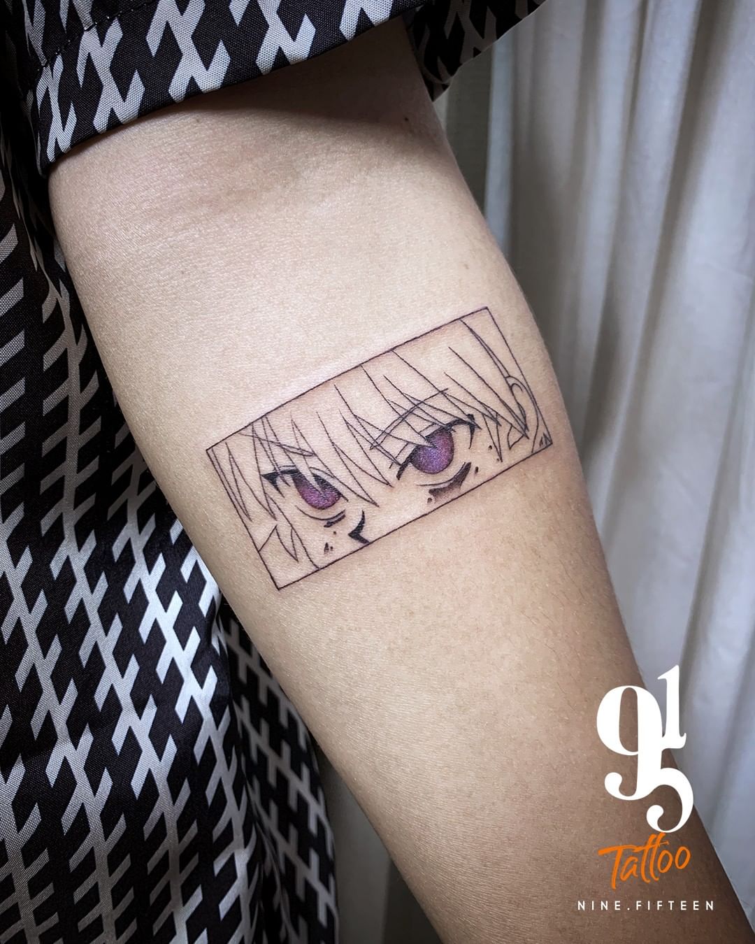 Diseño de tatuaje de antebrazo Killua