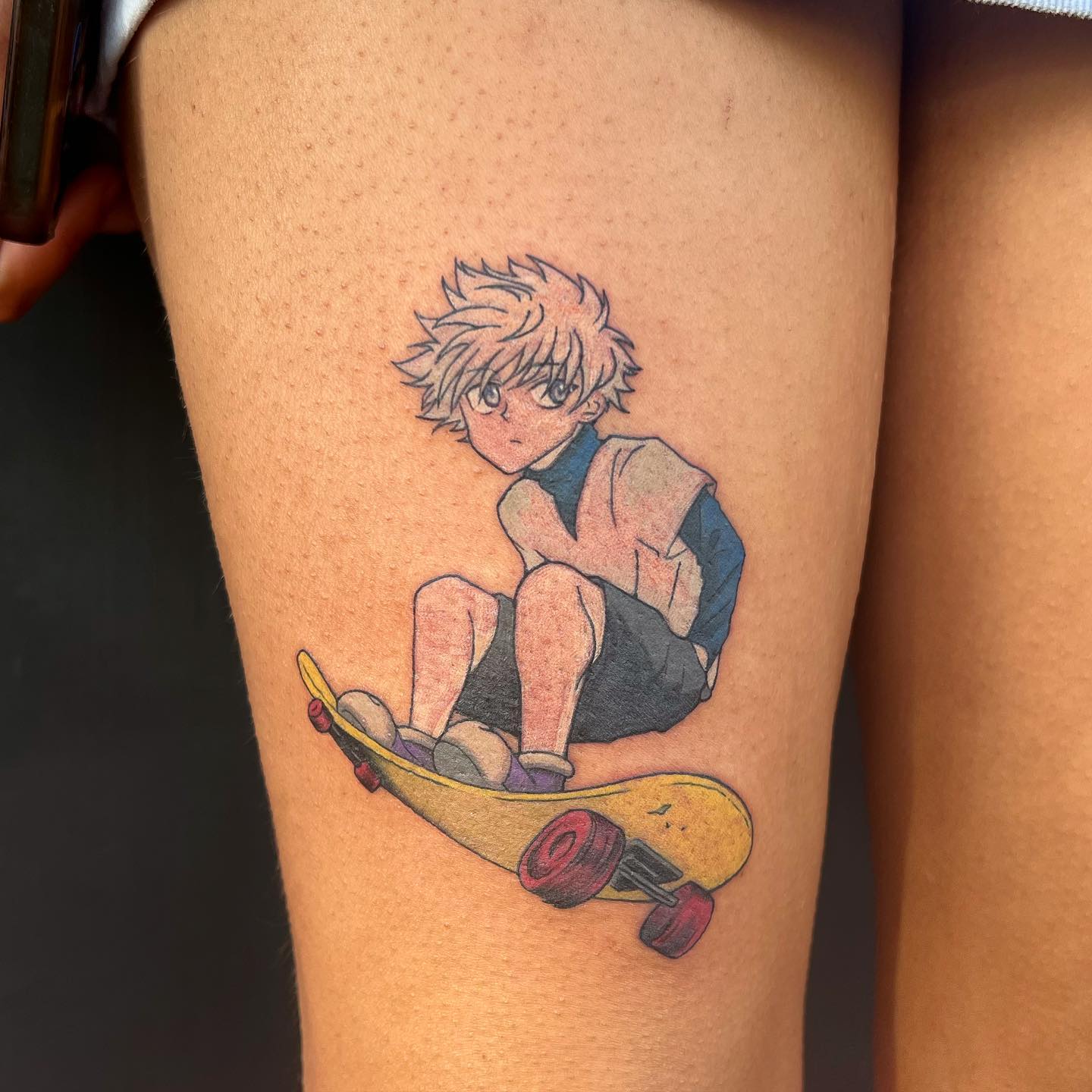 Tatuaje pequeño de Killiua