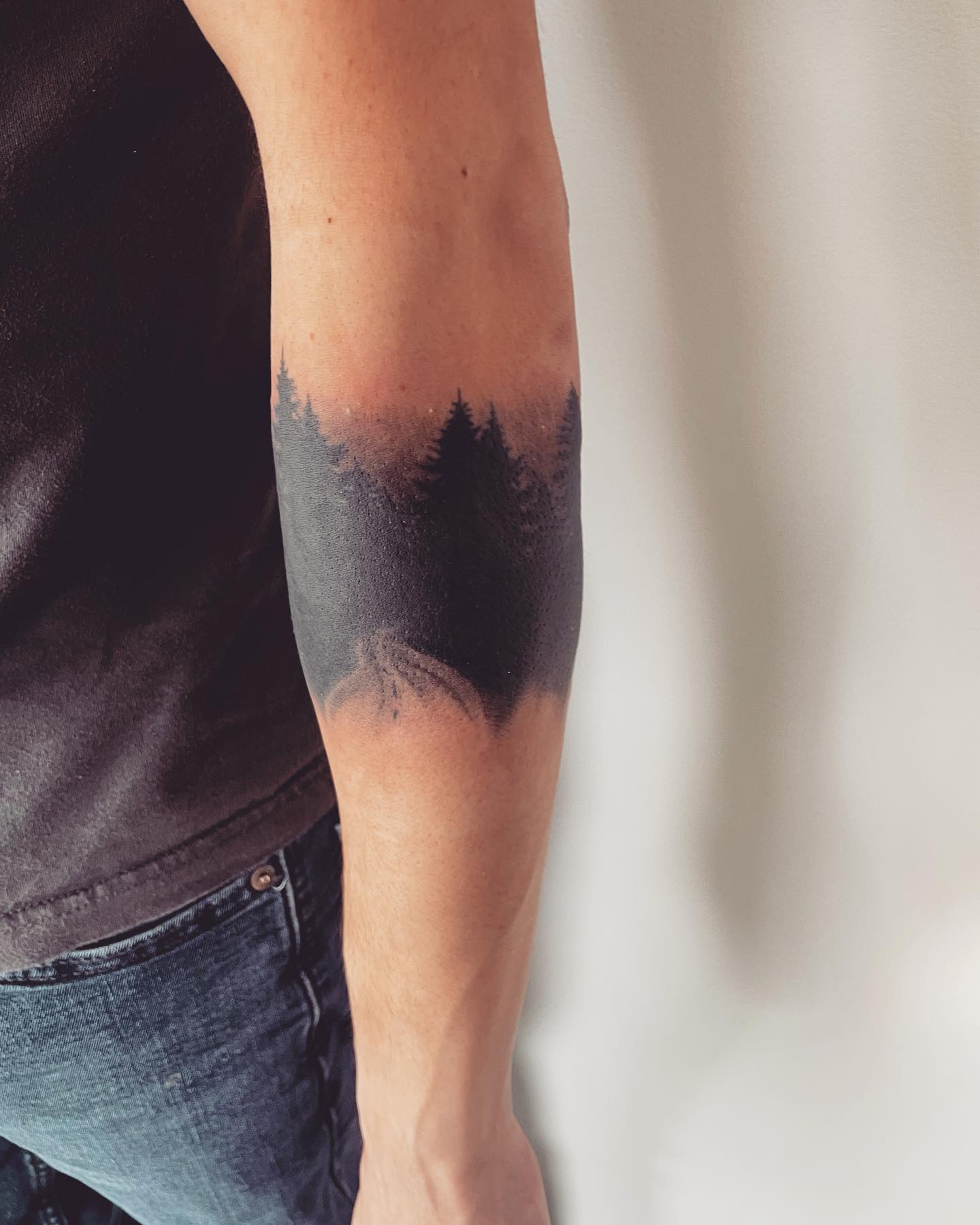 Tatuaje de Banda de Bosque