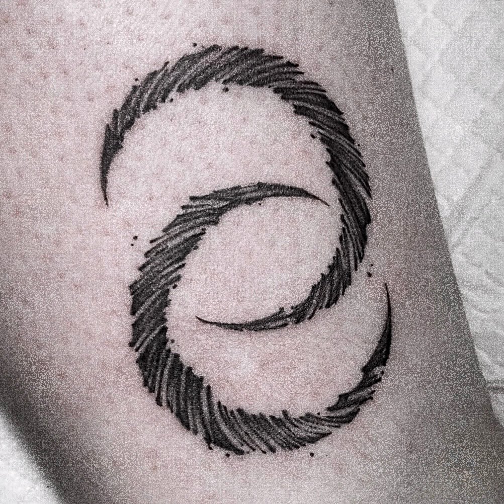 Tatuaje de Doble Luna