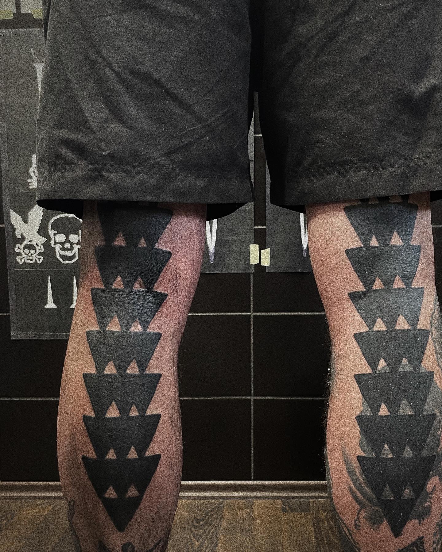 Tatuaje para cubrir pantorrilla