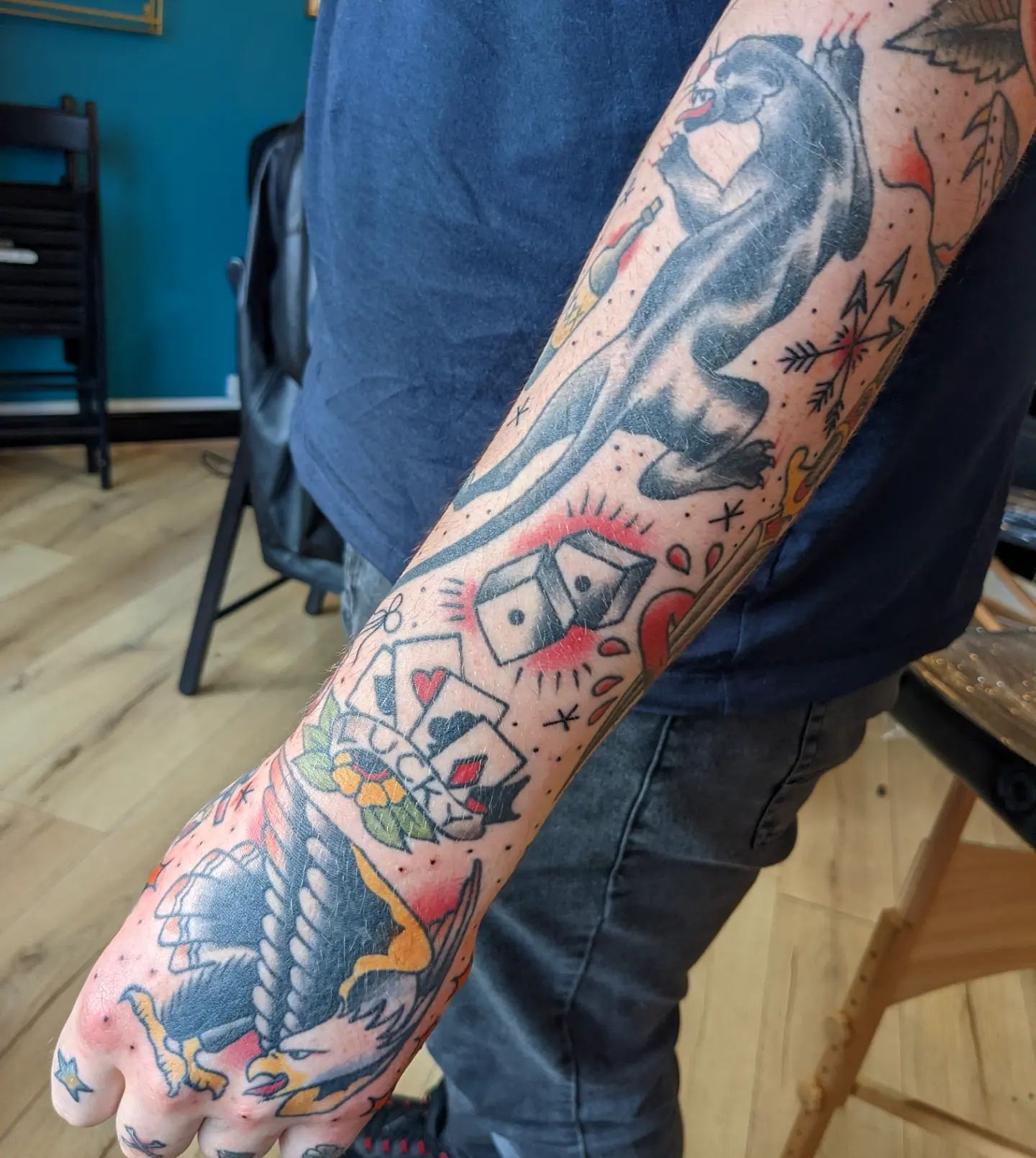 Arte tradicional, Patchwork, Tatuaje.