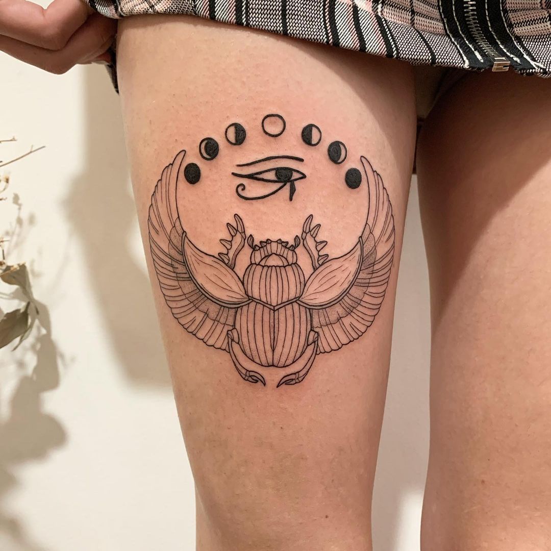 Escarabajo (in the context of ancient Egyptian mythology and symbolism)