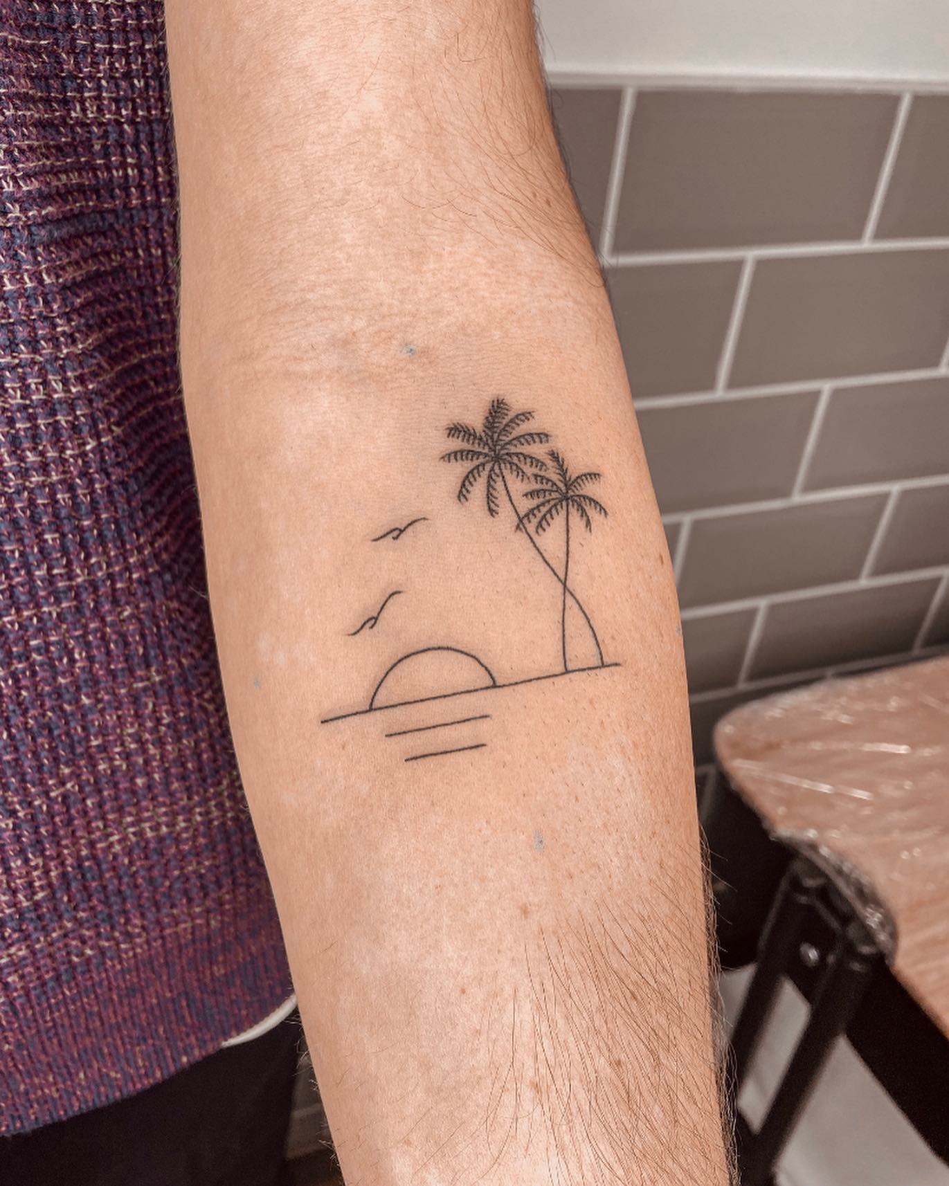 Tatuaje de Palmera en Línea