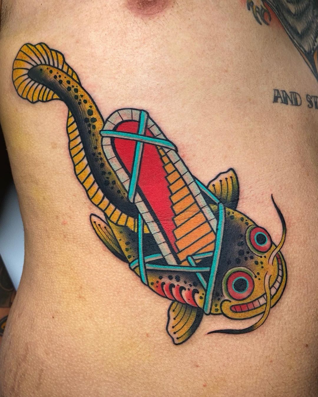 Tatuaje realista de Eros