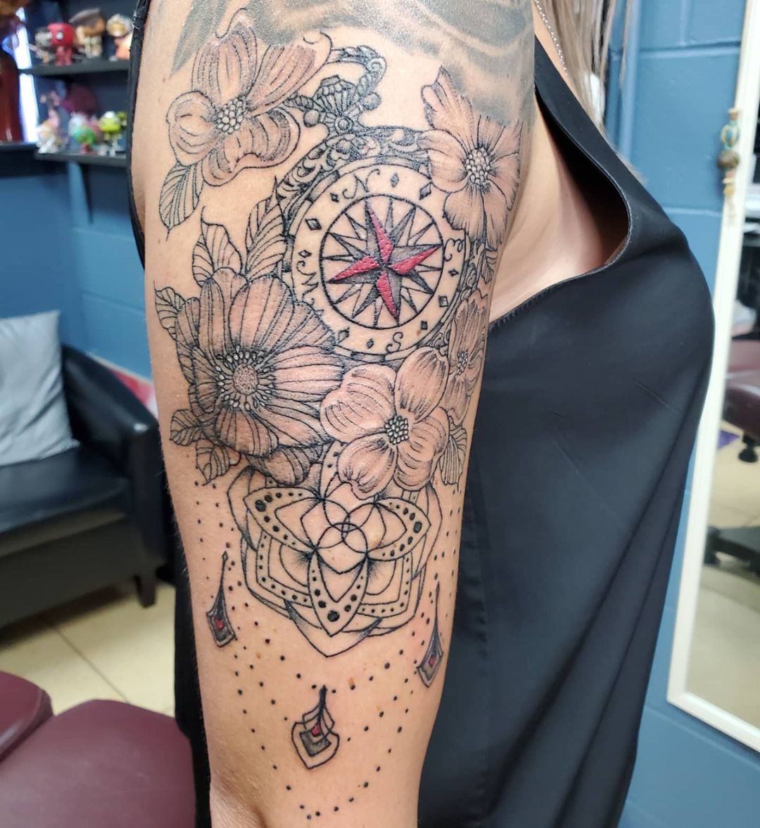Brujula Floral