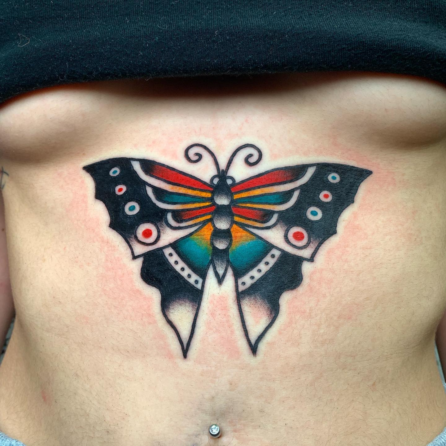 Mariposa colorida