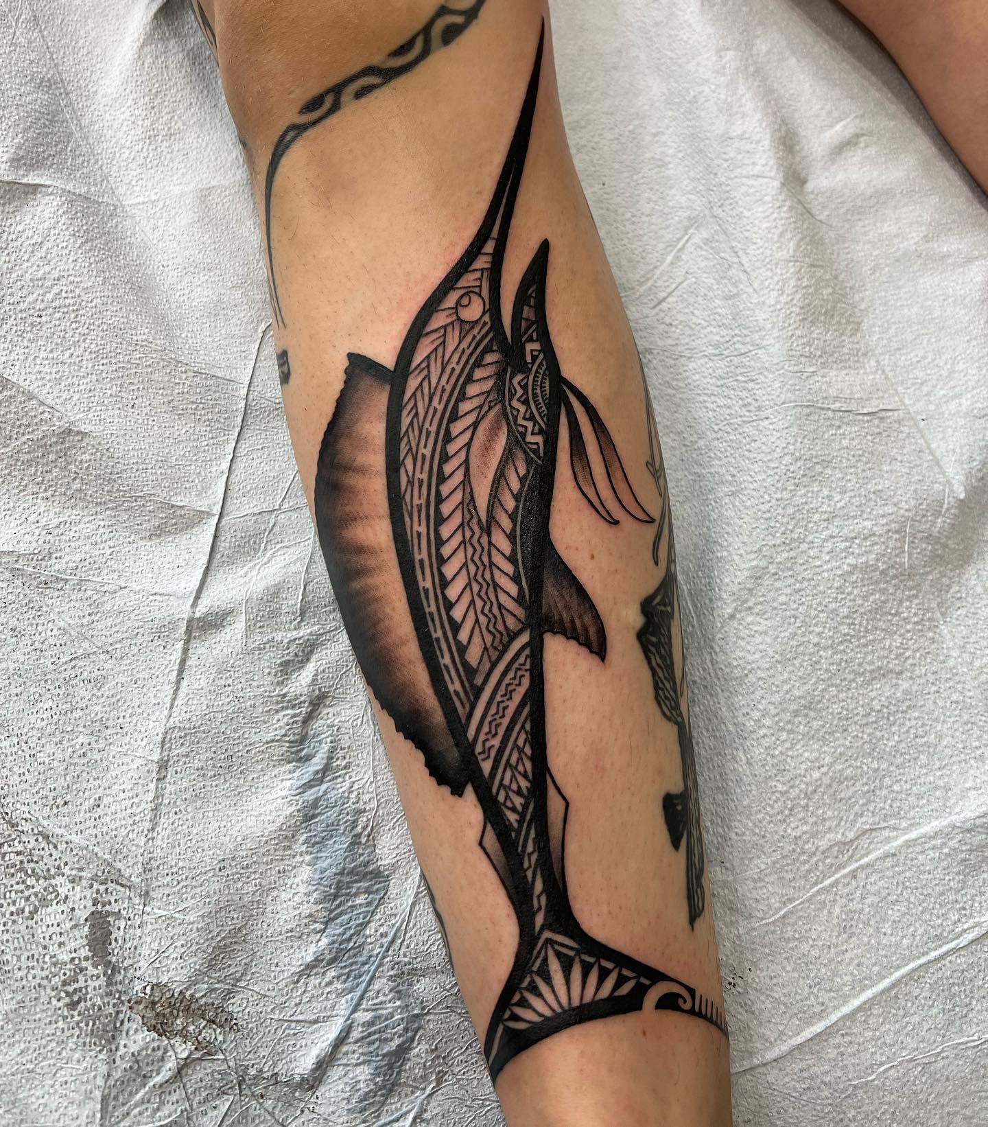 Pez Tatuaje polinesio