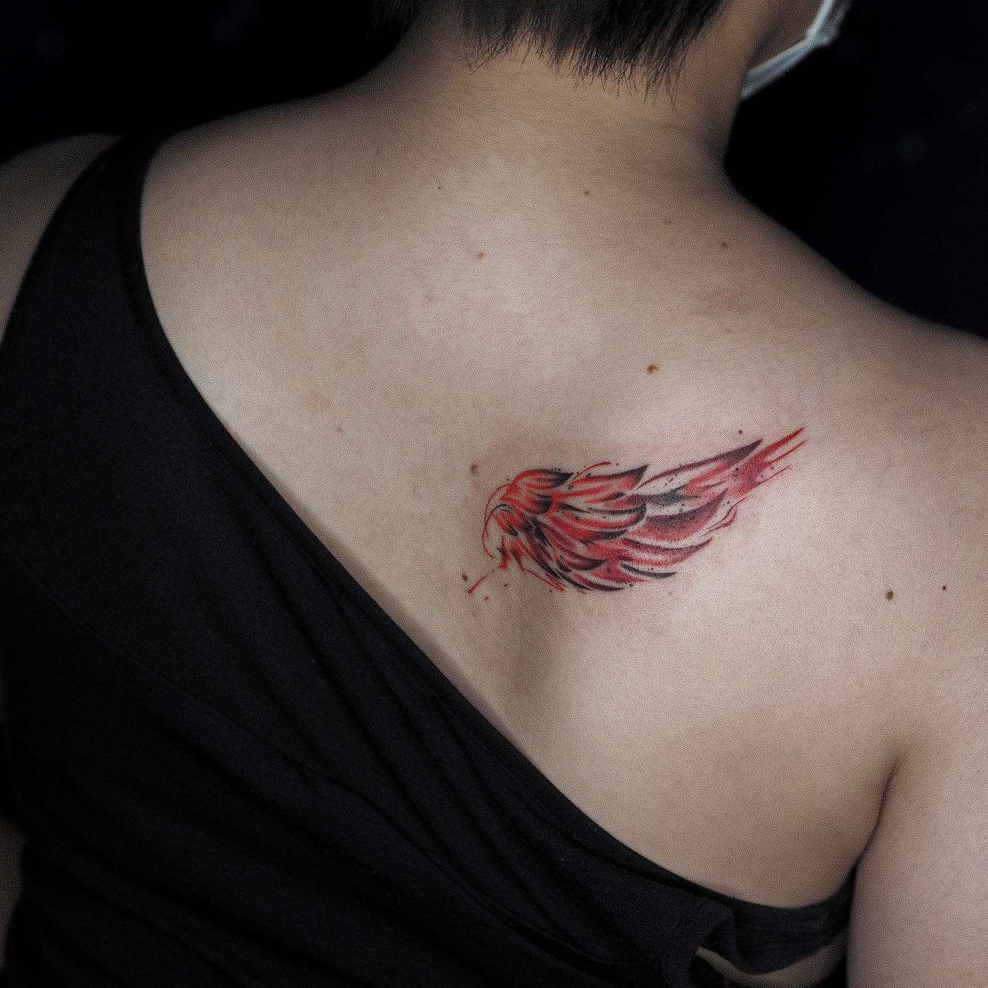 Tatuaje de Alas Rojas