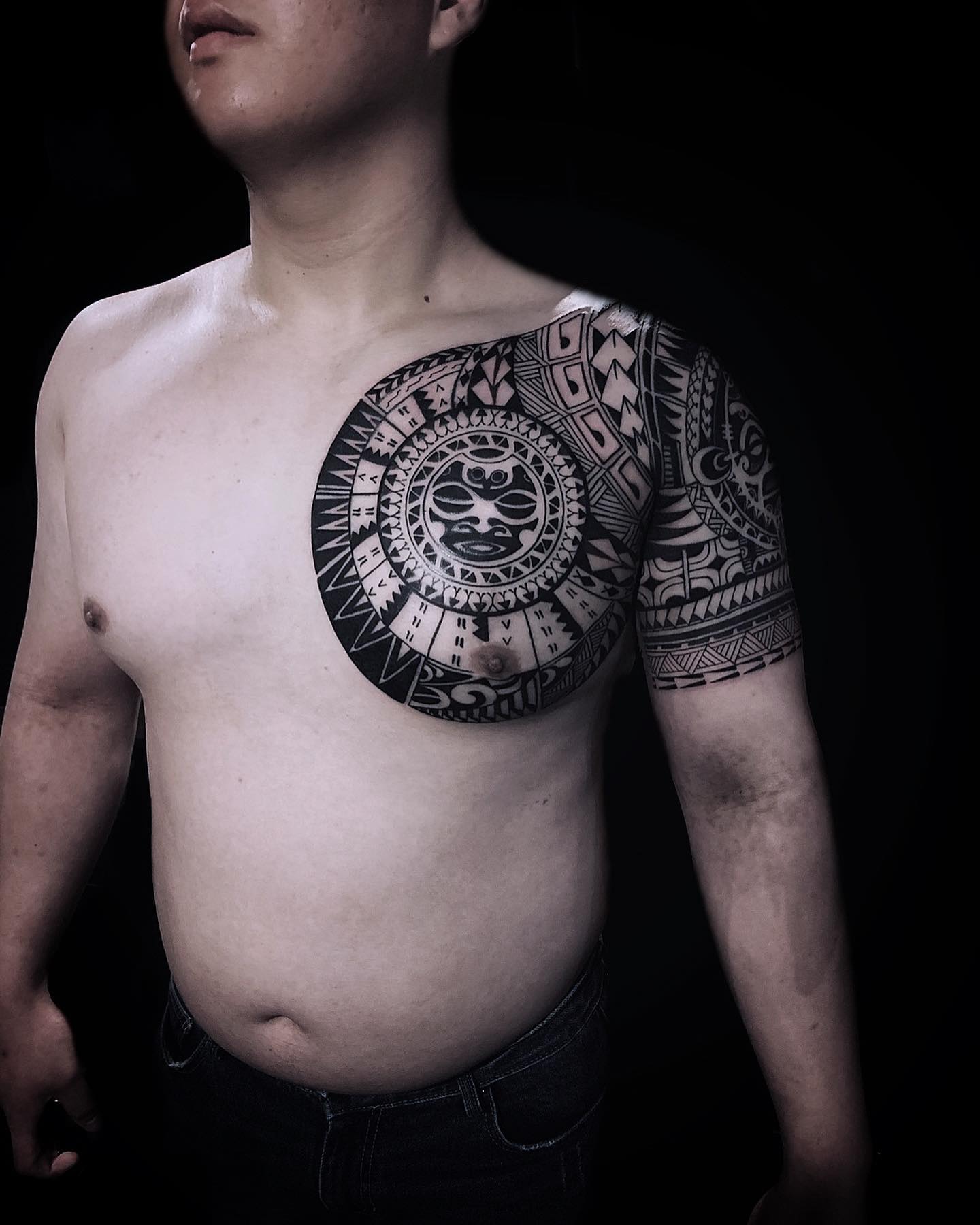 Tatuaje polinesio para chicos