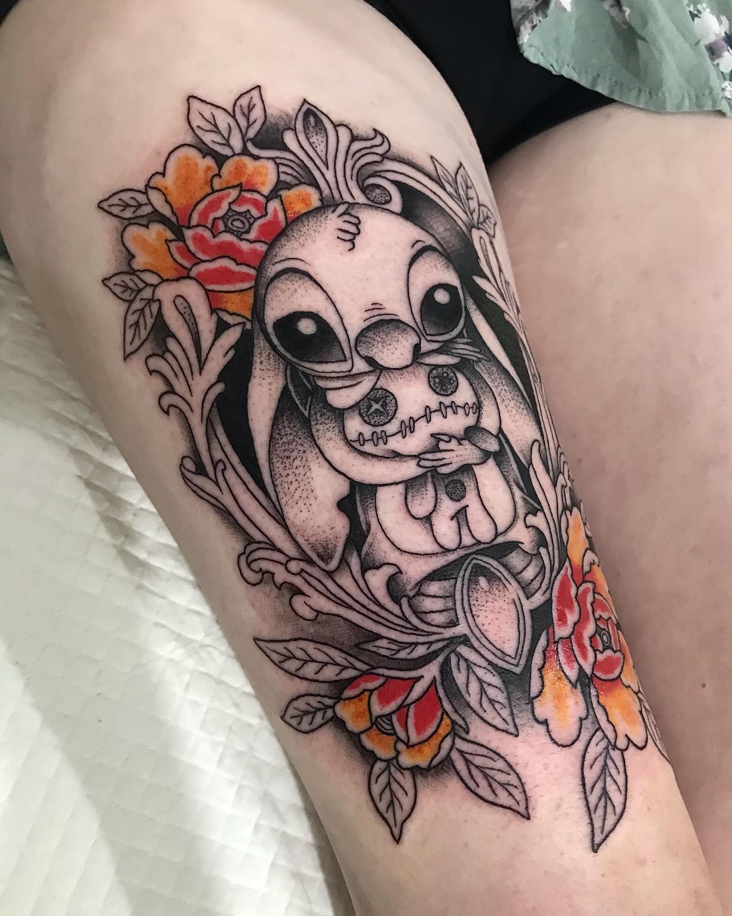 Tatuaje Tradicional Americano Inspirado en Hawaii