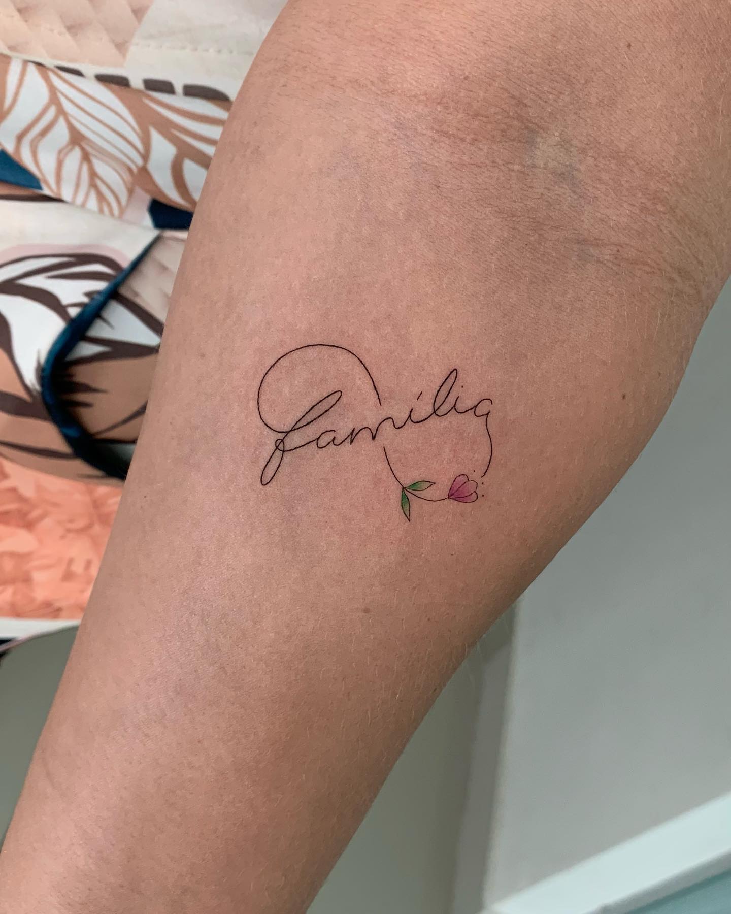 Familia Tatuaje de Línea Fina