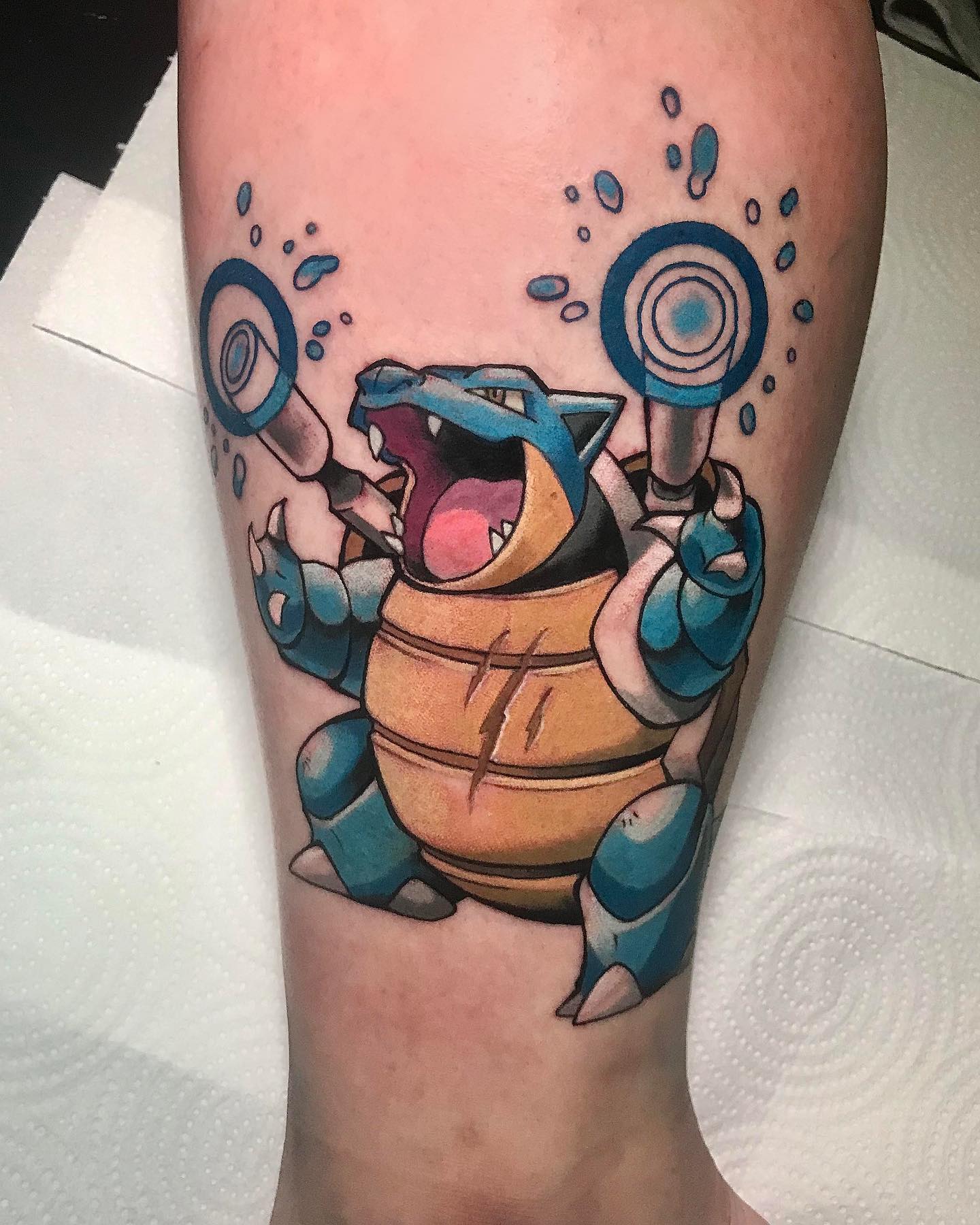 Tatuaje de Blastoise