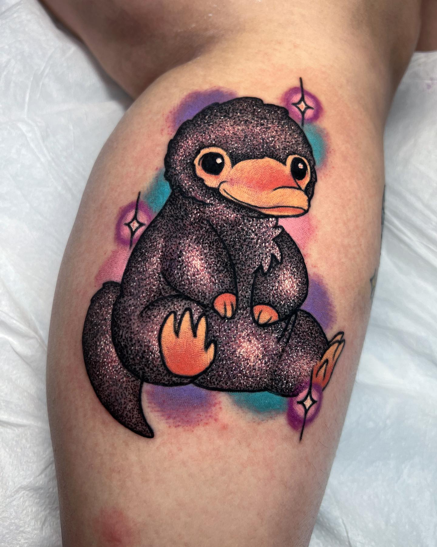 Tatuaje de brillo de animal