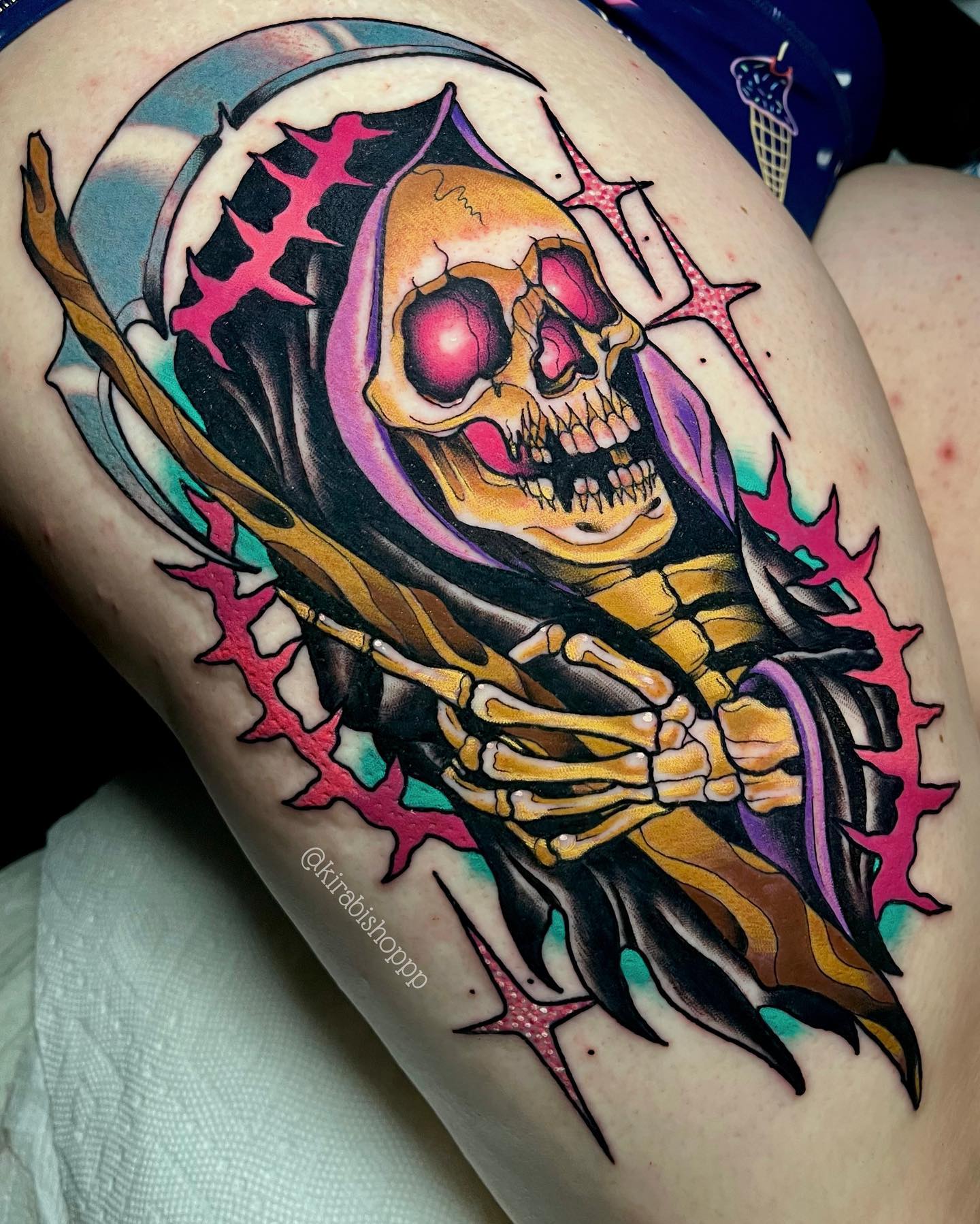 Tatuaje de brillo de muerte