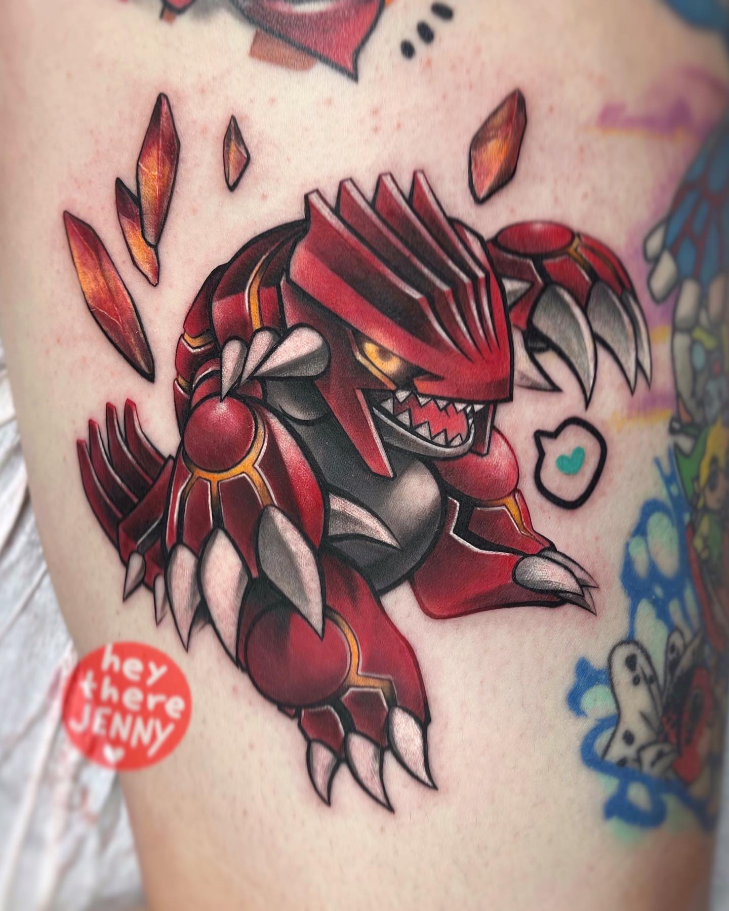 Tatuaje de Groudon