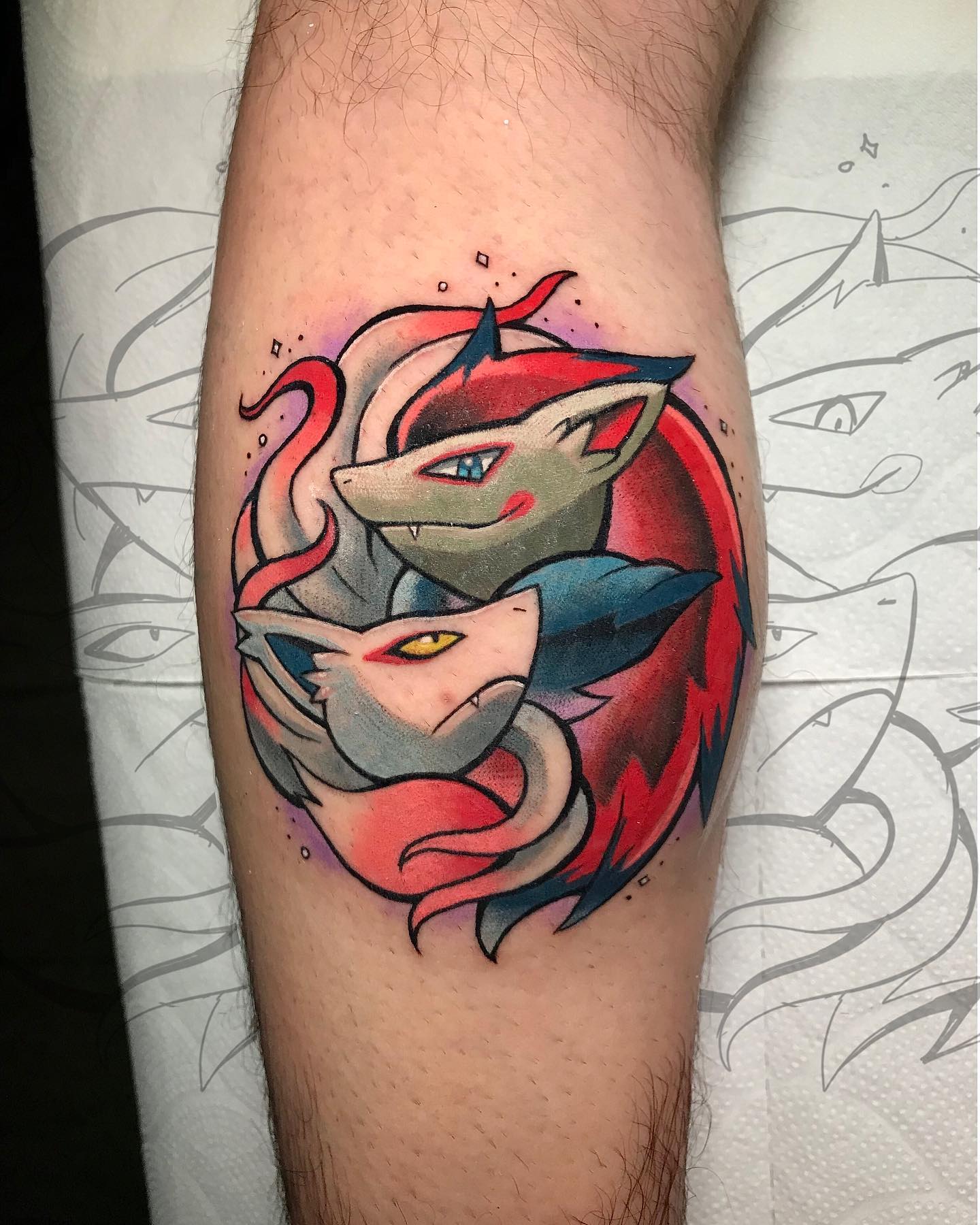 Tatuaje de Zoroark
