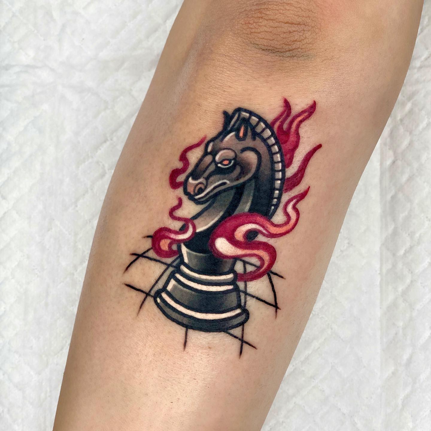 Caballo Ajedrez Tatuaje
