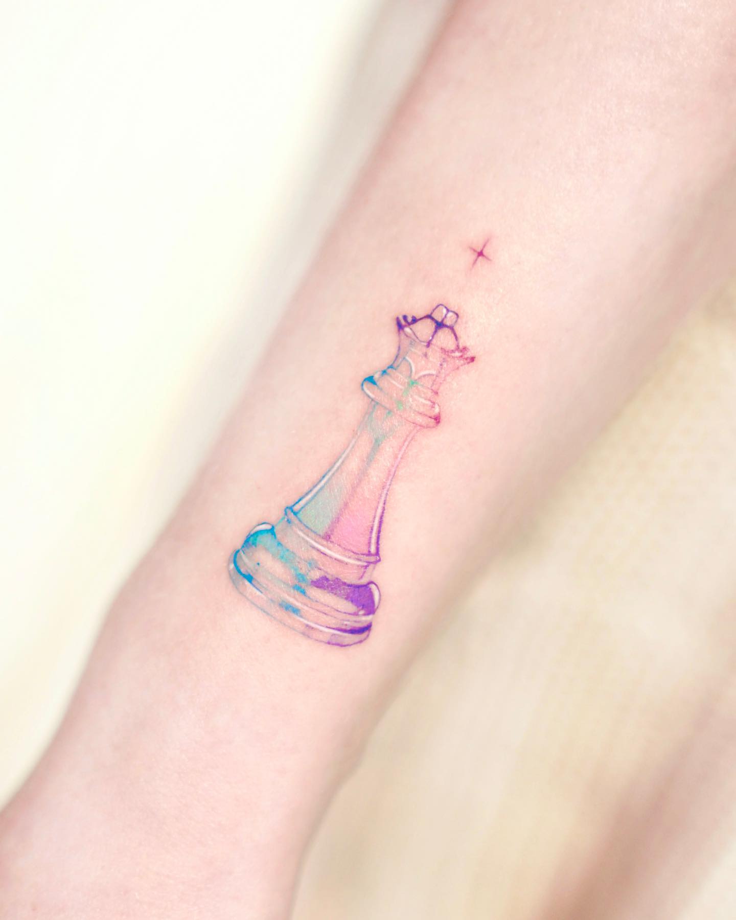 Pastel Tatuaje de Ajedrez