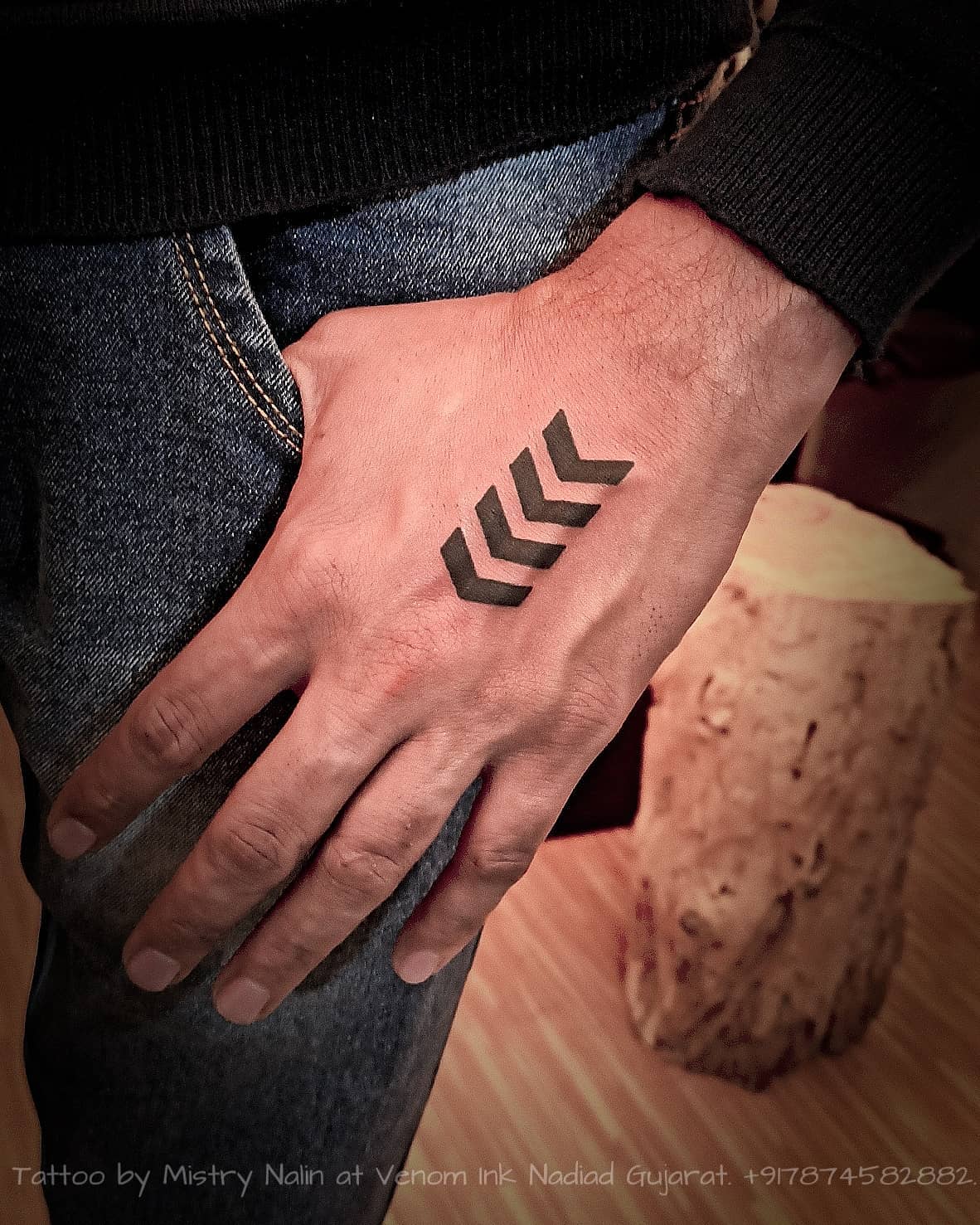 Tatuaje de flecha para hombres