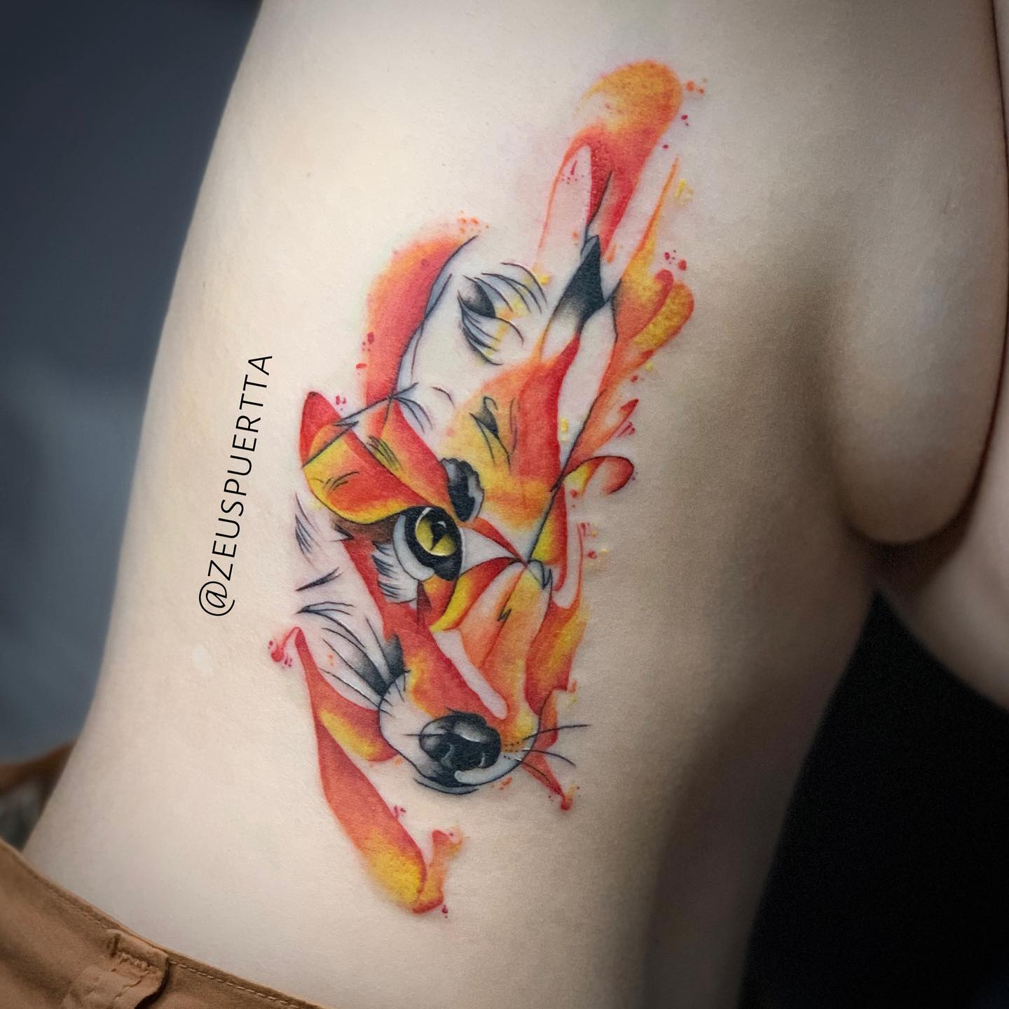 Costilla Zorro Tatuaje
