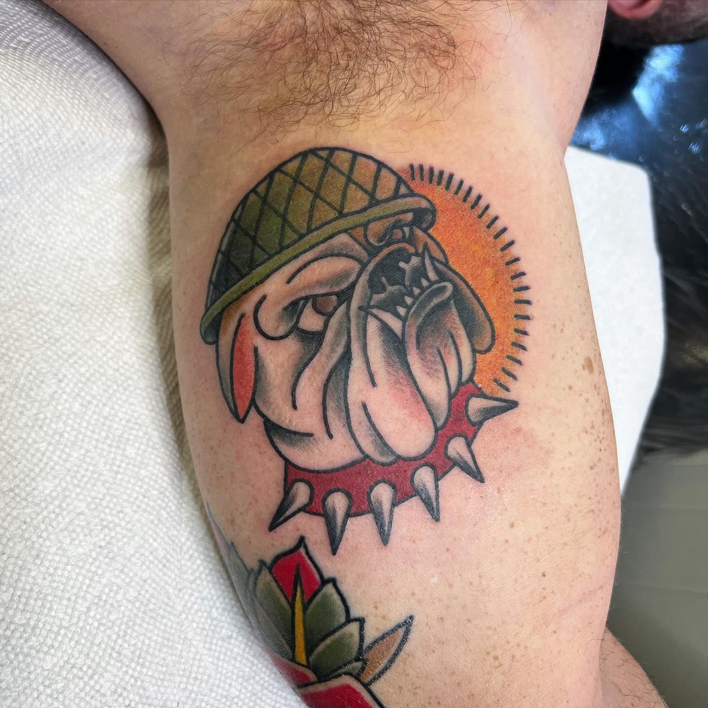 Perro Tatuaje de Bíceps