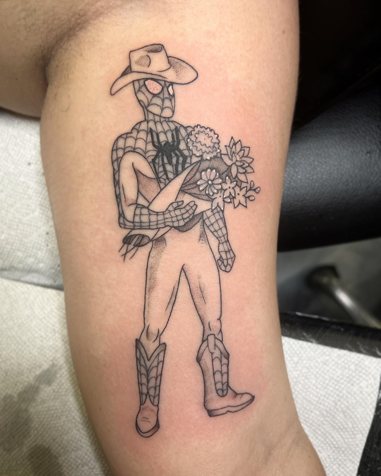 Spiderman Tatuaje de bíceps