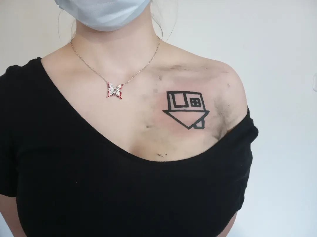 Casa Clavícula Tatuaje